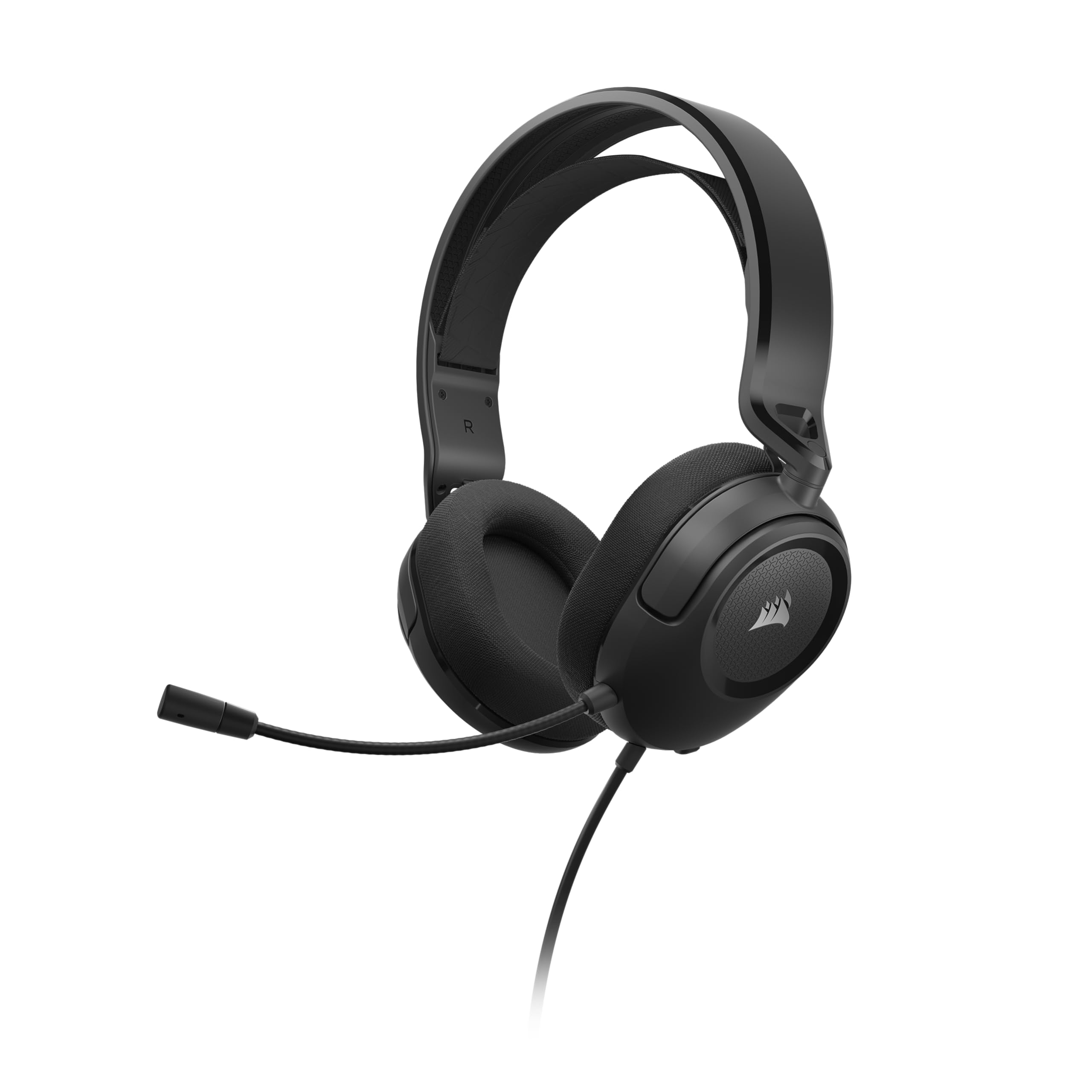 Corsair HS35 v2 Multiplatform Wired Gaming Headset - Carbon | Omni-Directional Mic 1