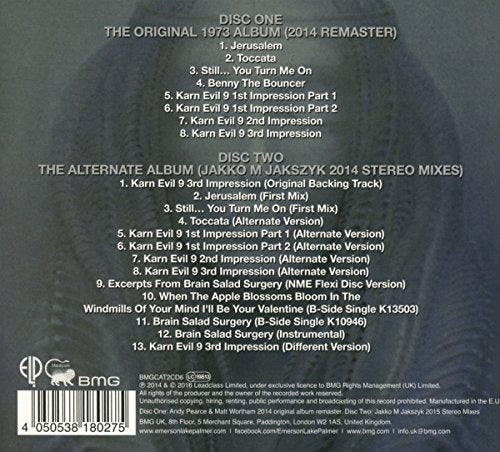 Emerson, Lake & Palmer - Brain Salad Surgery [2CD]