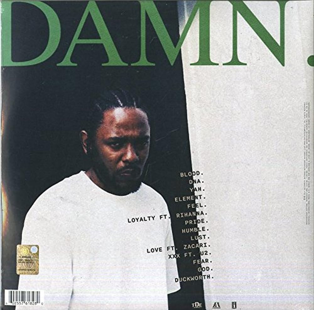 Kendrick Lamar - DAMN. Audio CD 5