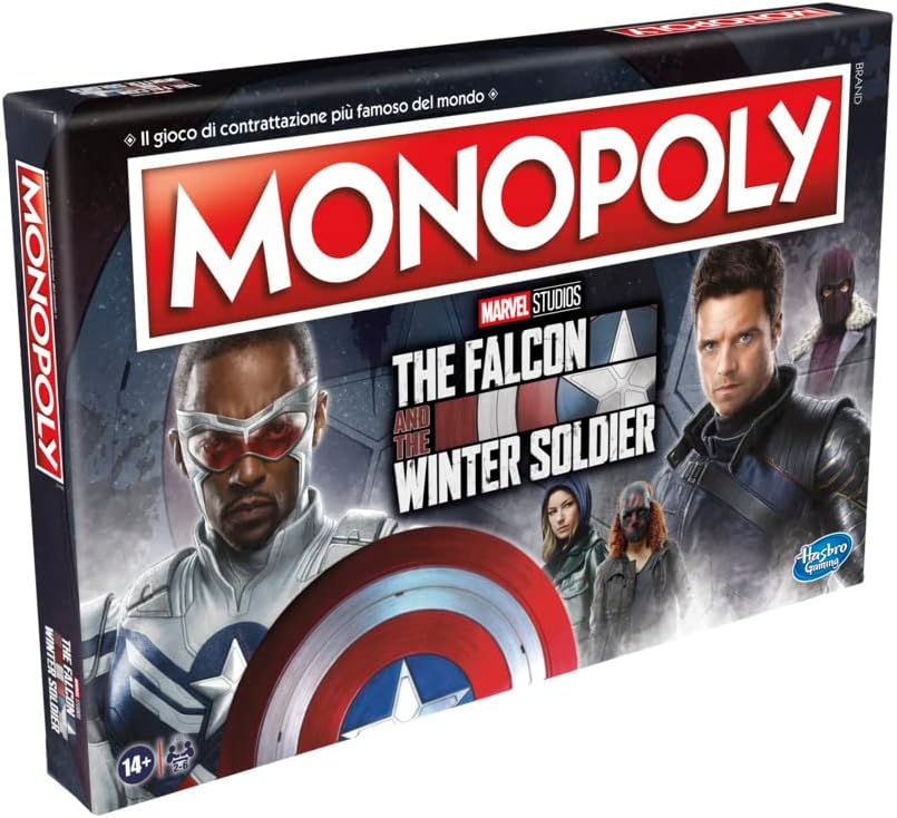 Hasbro Monopoly: Edition Inspired by Marvel Studios The Falcon and the Winter Soldier Board Game (F5851103)