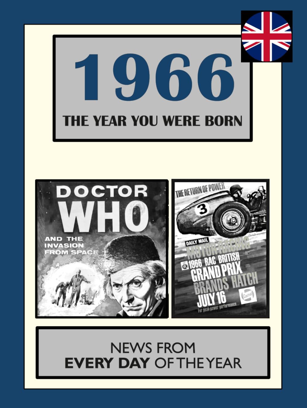 The Year You Were Born: 1966 UK and World News Hardcover Book | Amazing Facts 1