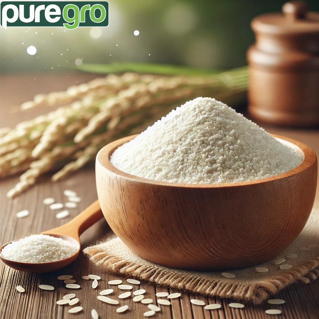 Puregro Rice Flour - 500g Pack | Finely Milled for Smooth Texture | Versatile Baking Essential 5
