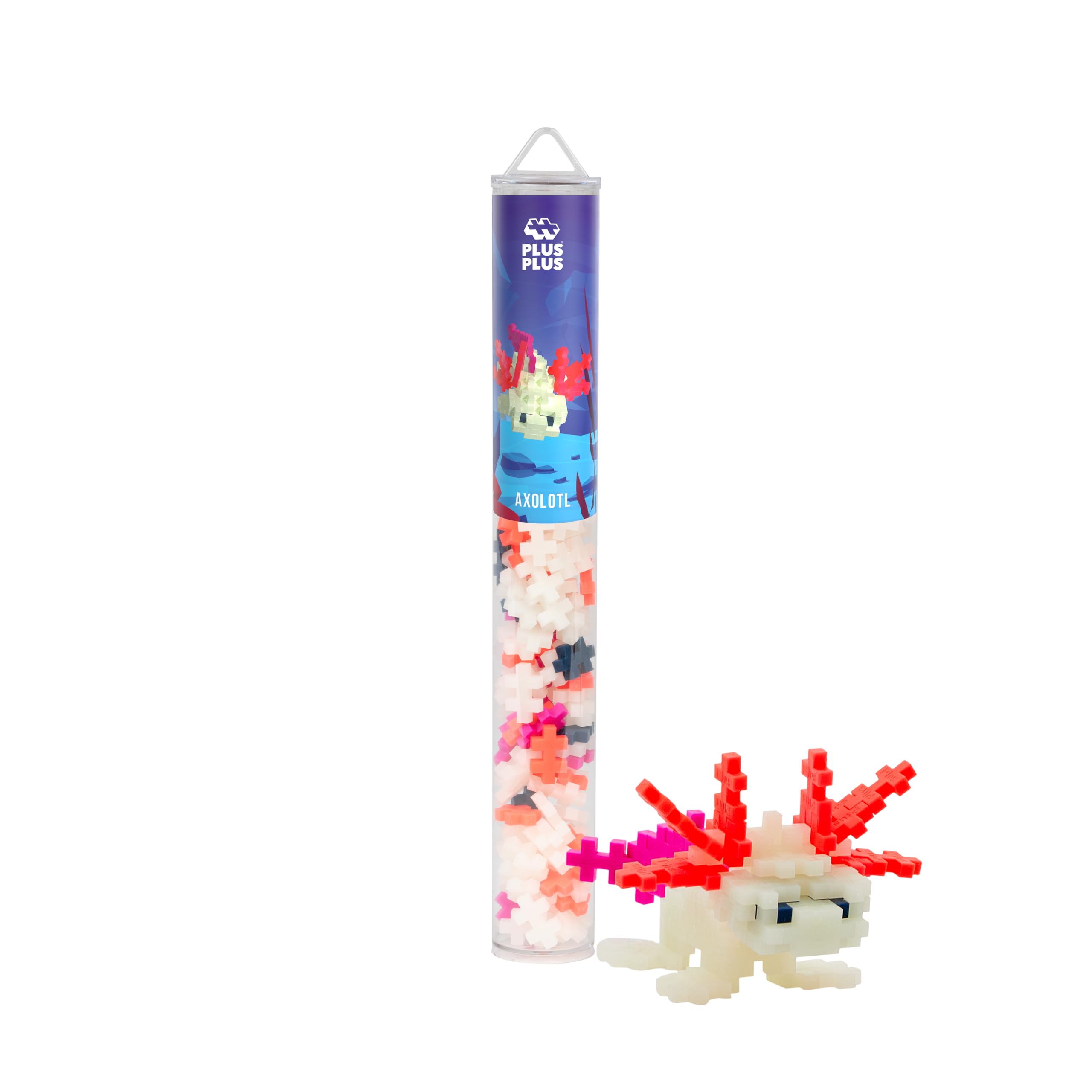 PLUS PLUS Axolotl Building Blocks Toy - 100 pc Creative Learning & STEM Play | Ages 5+ 1