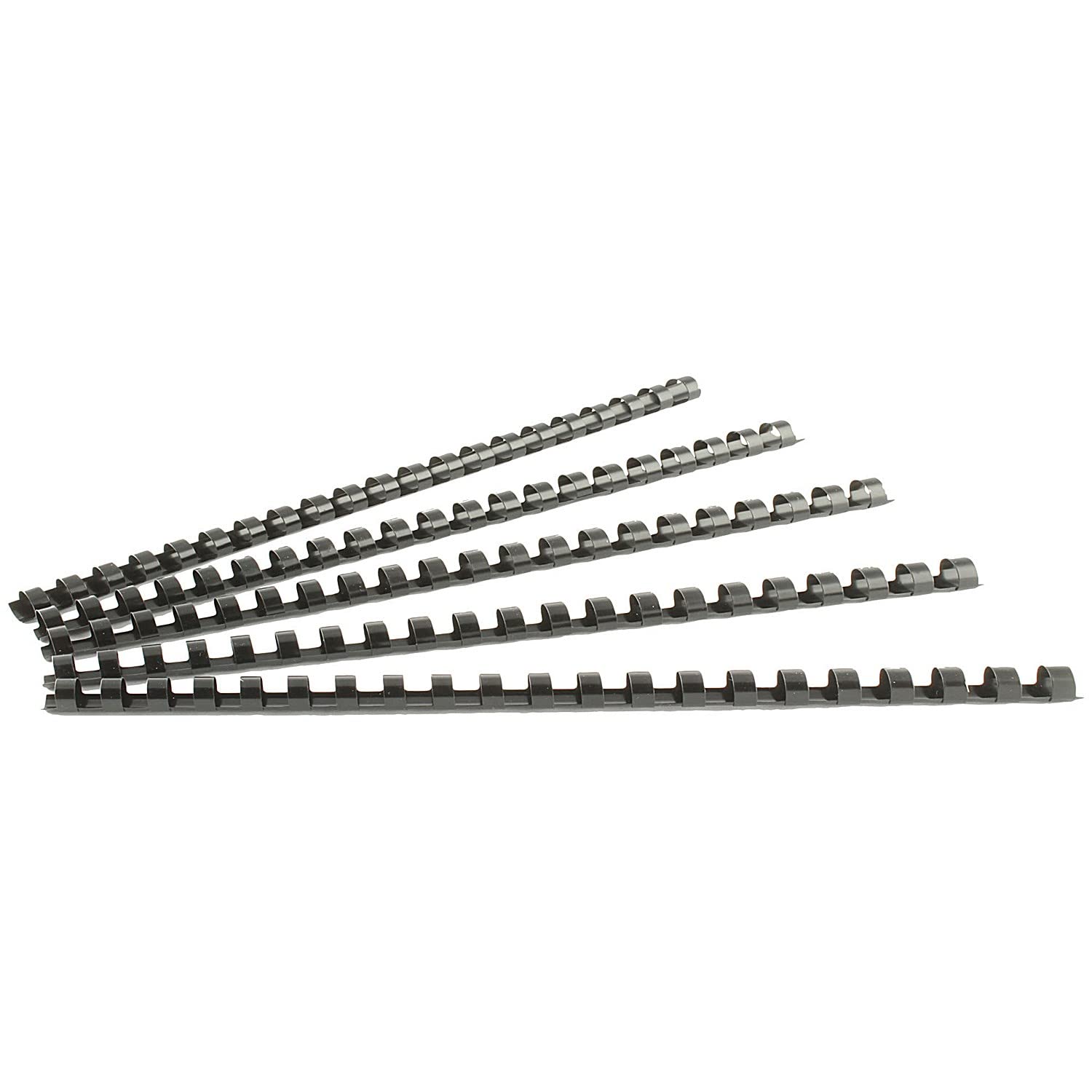 Q-Connect 10mm Binding Comb - Black | 55 Sheet Capacity | Pack of 100 2