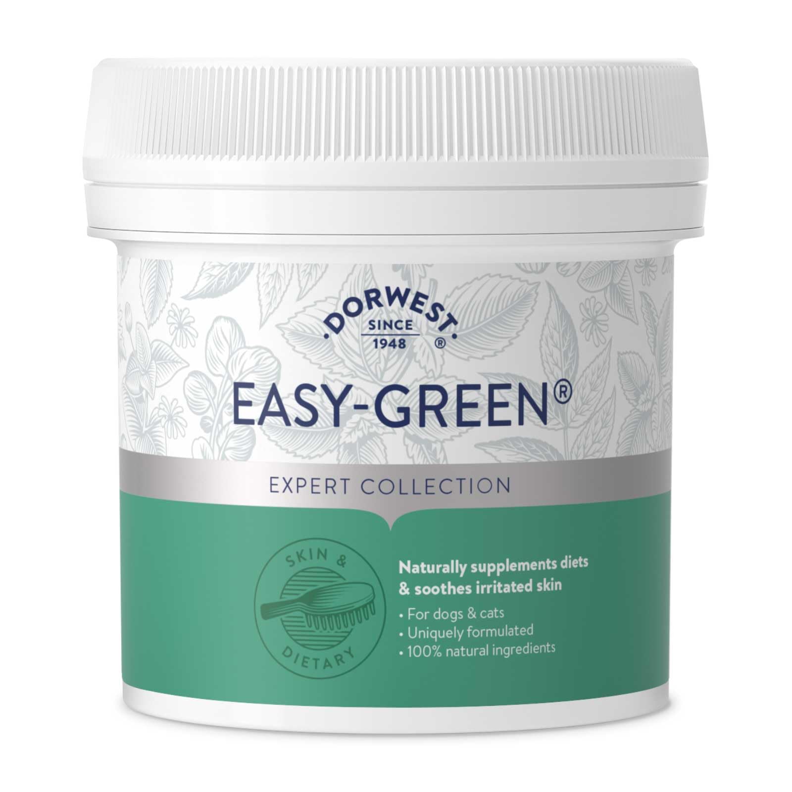 DORWEST HERBS Easy-Green Powder for Dogs - Super Green Raw Diet Supplement | 250g