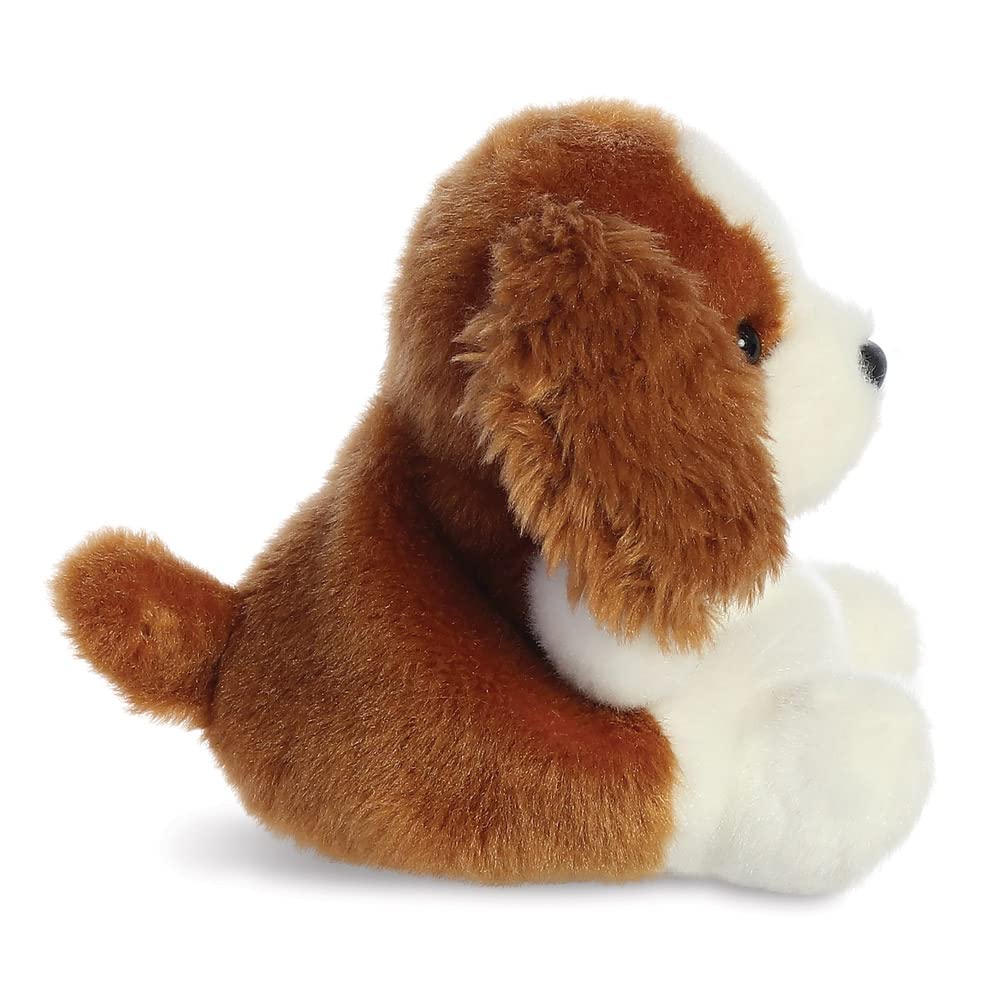 AURORA Palm Pals Lady Spaniel Dog Stuffed Toy | 5In Medium Size | Brown & White | Eco-Friendly 3