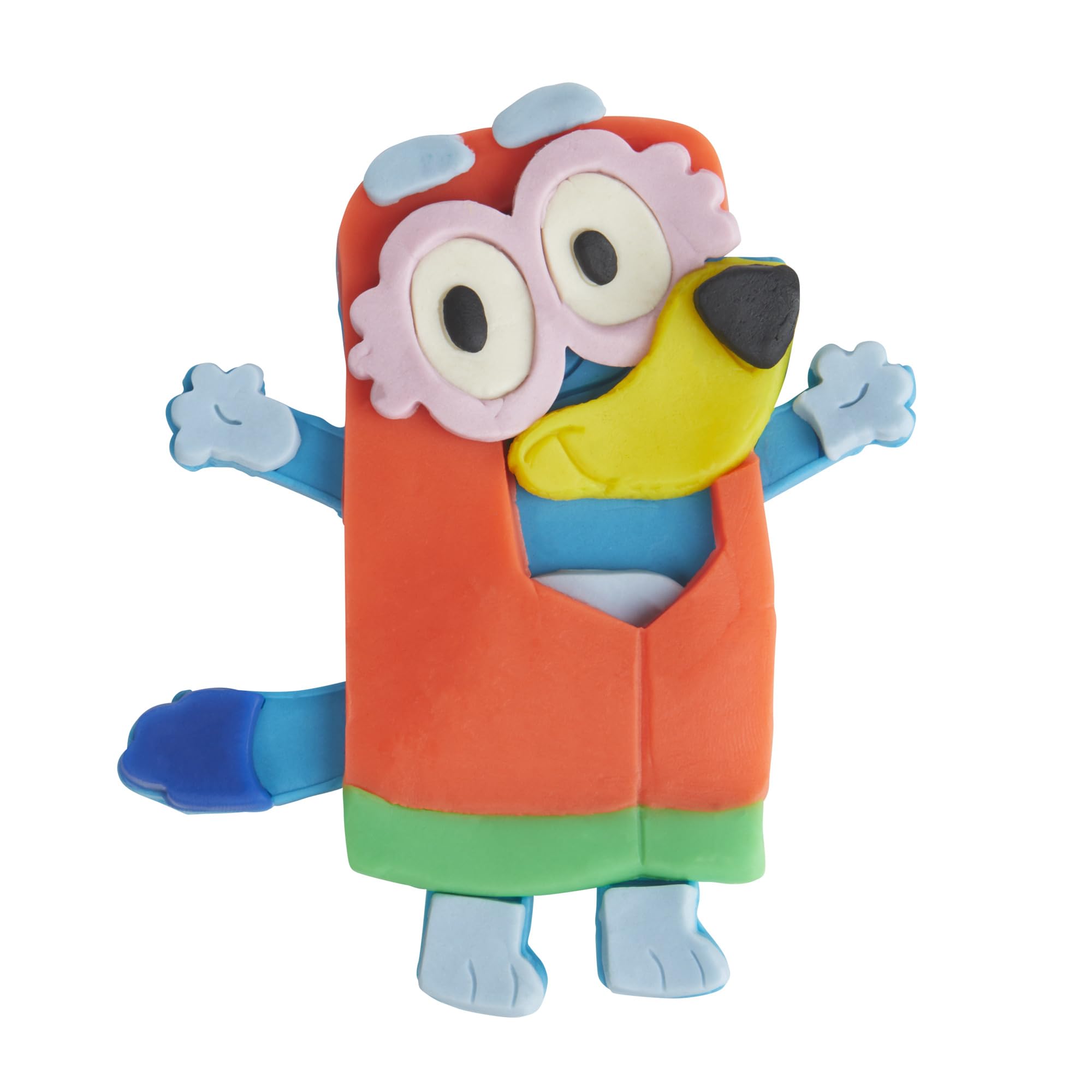 Play-Doh Bluey Make ’n Mash Costumes Playset - Creative Arts & Crafts Toy for Toddlers 3+