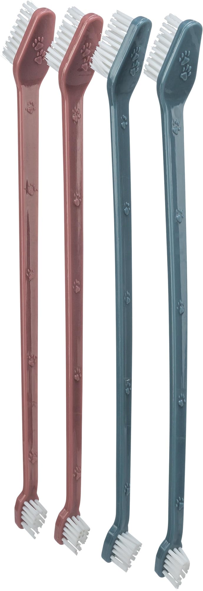 TRIXIE Toothbrush Set for Dogs and Cats | 4 Pack | 23 cm Length