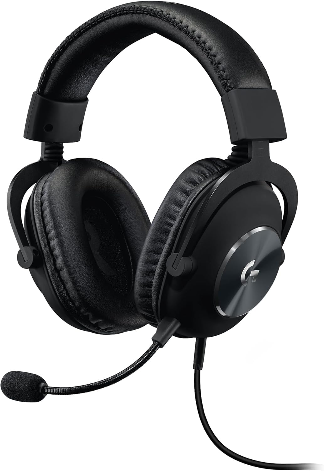 Logitech G PRO X Gaming Headset - Blue VO!CE Mic, DTS Headphone:X 7.1, PRO-G Drivers for PC/PS4/Xbox/Switch - Black