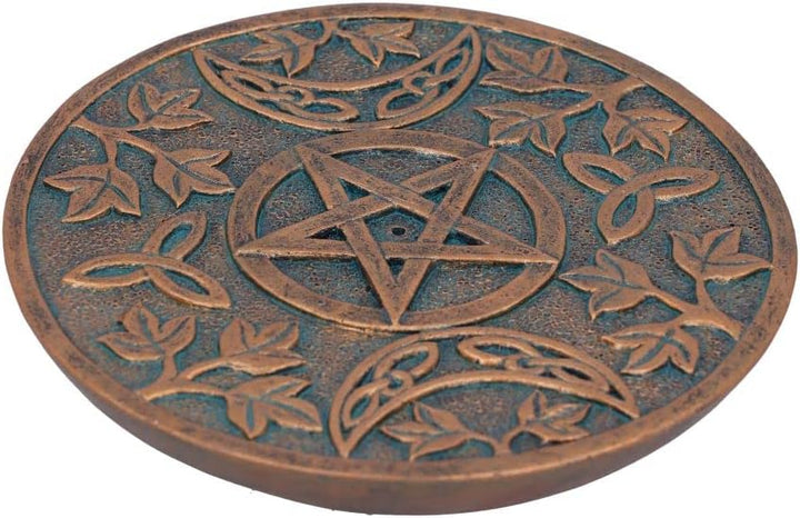 Nemesis Now Divine Essence Wiccan Incense Burner, Bronze (12.7cm)