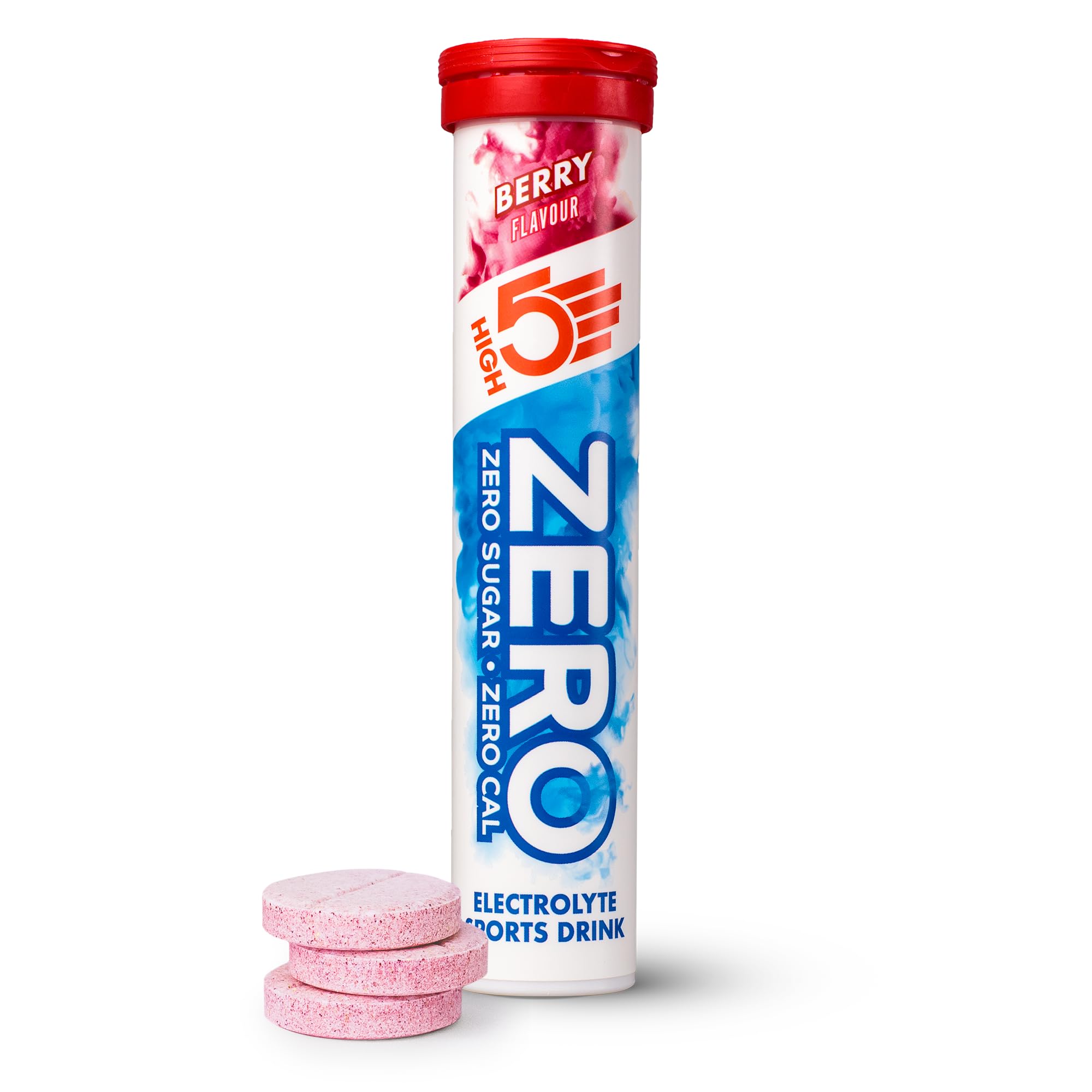 HIGH5 ZERO Electrolyte Tablet - Sugar-Free Hydration with Vitamin C | Berry | 20 Count