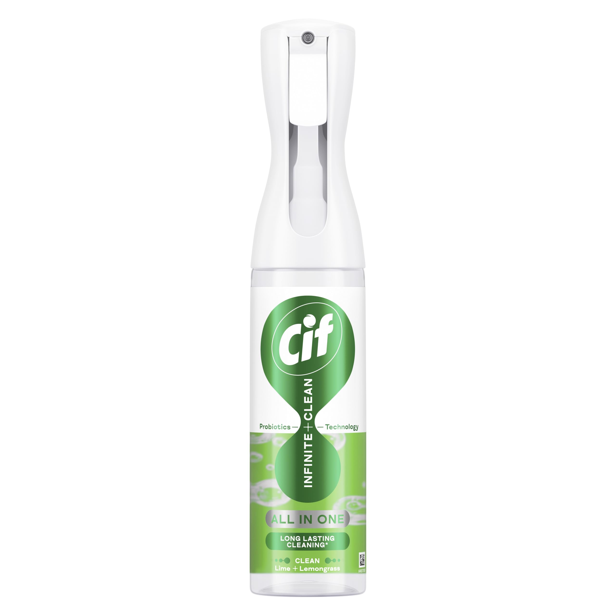 Cif Infinite Clean All-in-One Cleaner Spray Lime & Lemongrass | Probiotics Technology | 280 ml 1