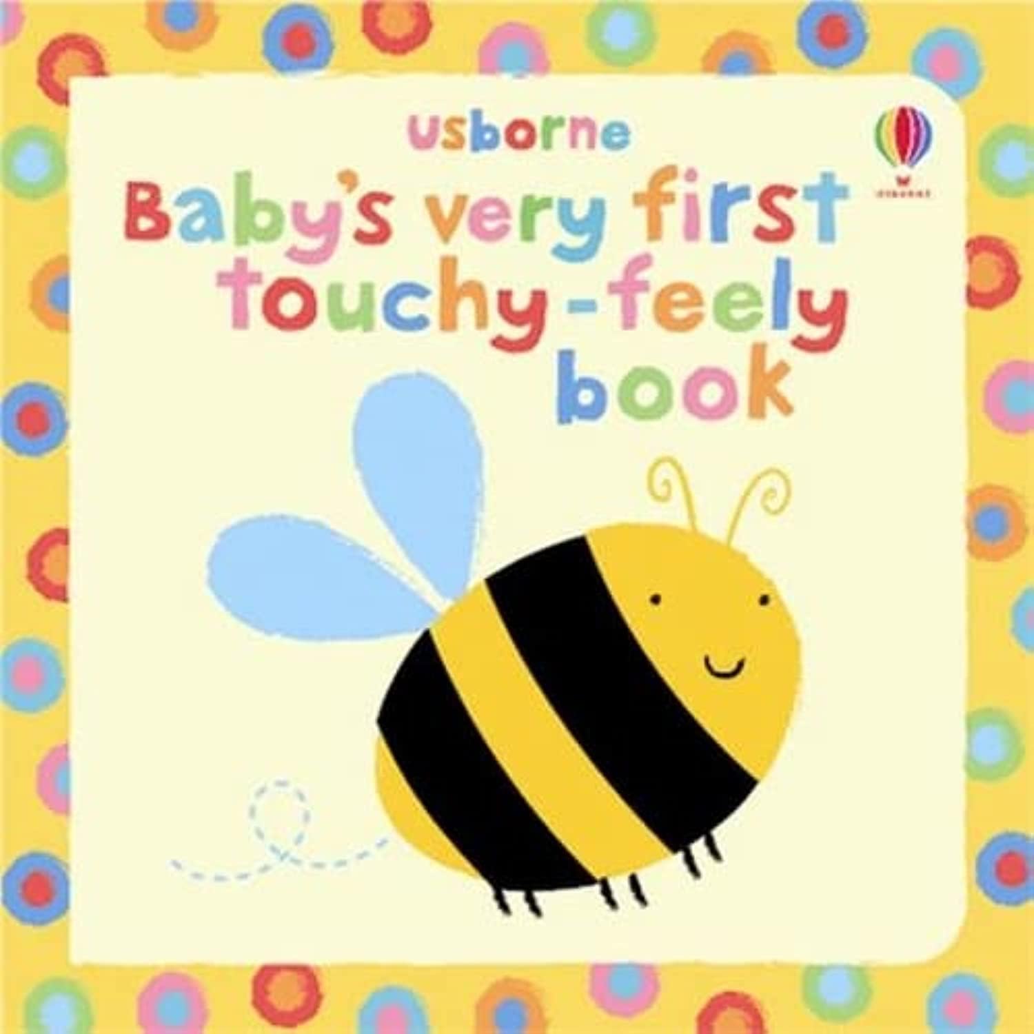 Usborne Baby's Very First Touchy-feely Book - High Contrast Illustrations | Board Book 1