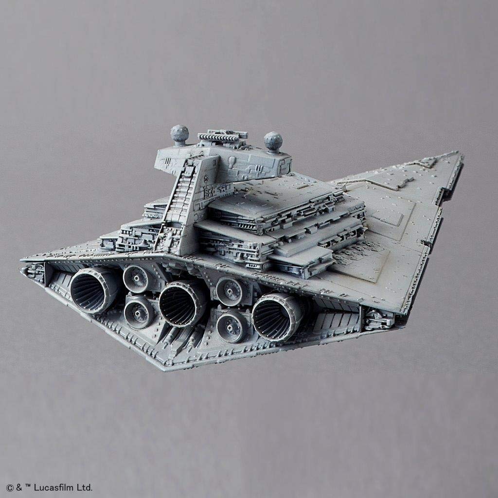 BANDAI Revell 01207 Star Wars Death Star II & Imperial Star Destroyer Model Kit | Level 5 6