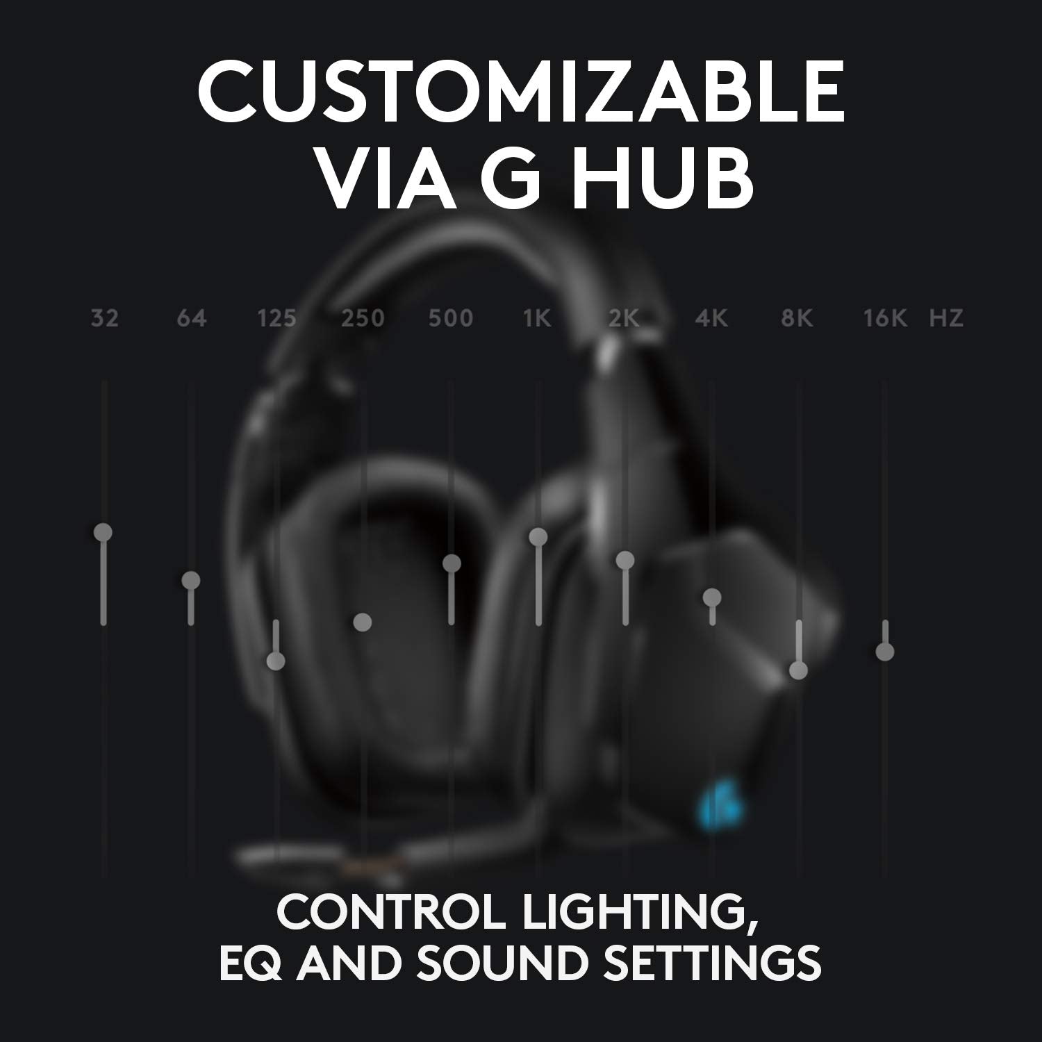 Logitech G935 Wireless Gaming Headset with 7.1 Surround Sound, DTS Headphone:X 2.0, LIGHTSYNC RGB, 50 mm Pro-G Drivers, 6 mm Mic 14