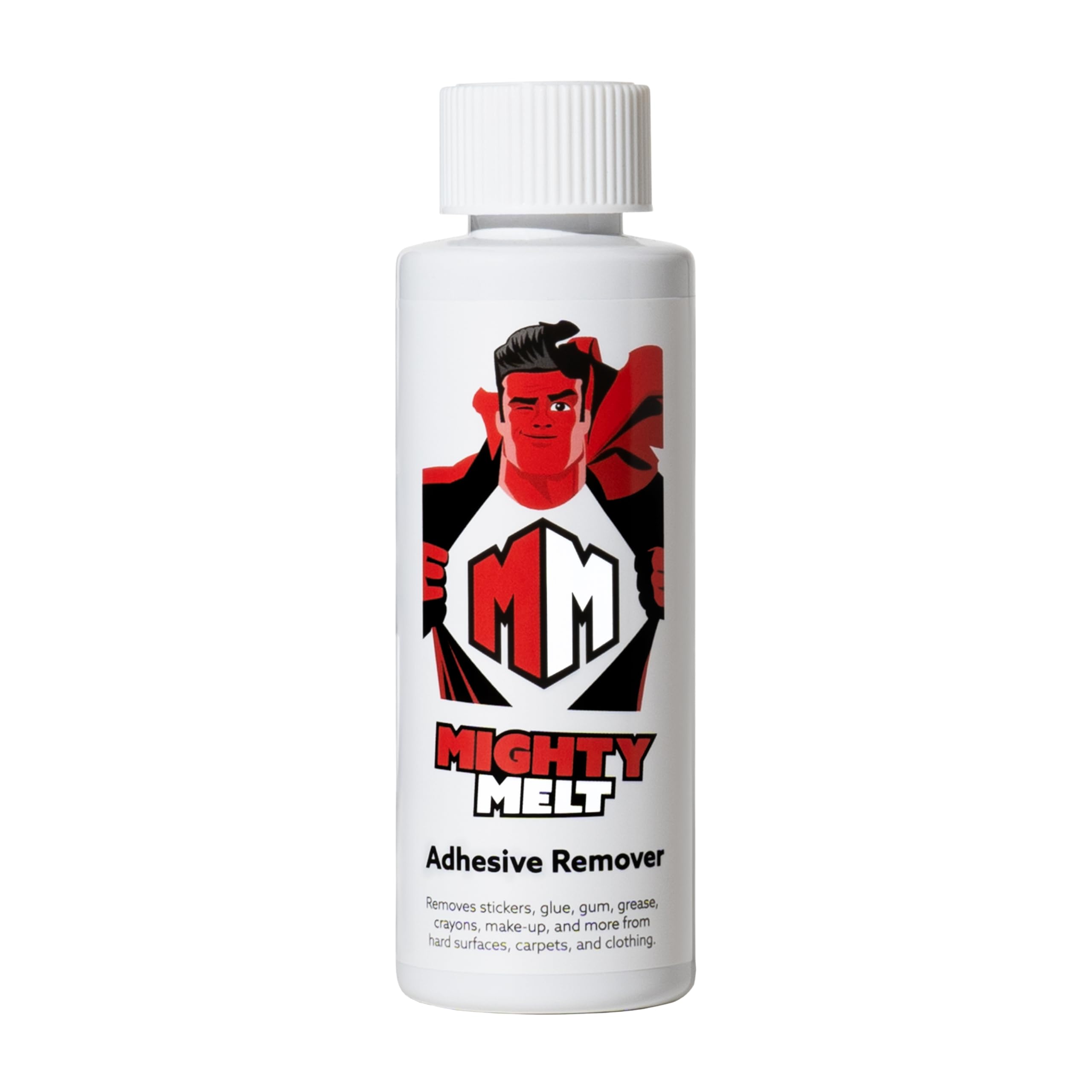 Mighty Melt Adhesive Remover - Removes Glue, Tar, Wax, Crayon, Marker | 125 ml Liquid 1