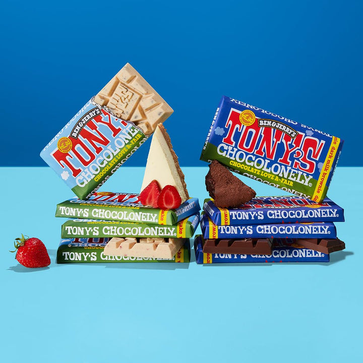 Tony's Chocolonely Dark Milk Chocolate Brownie Bar 180g