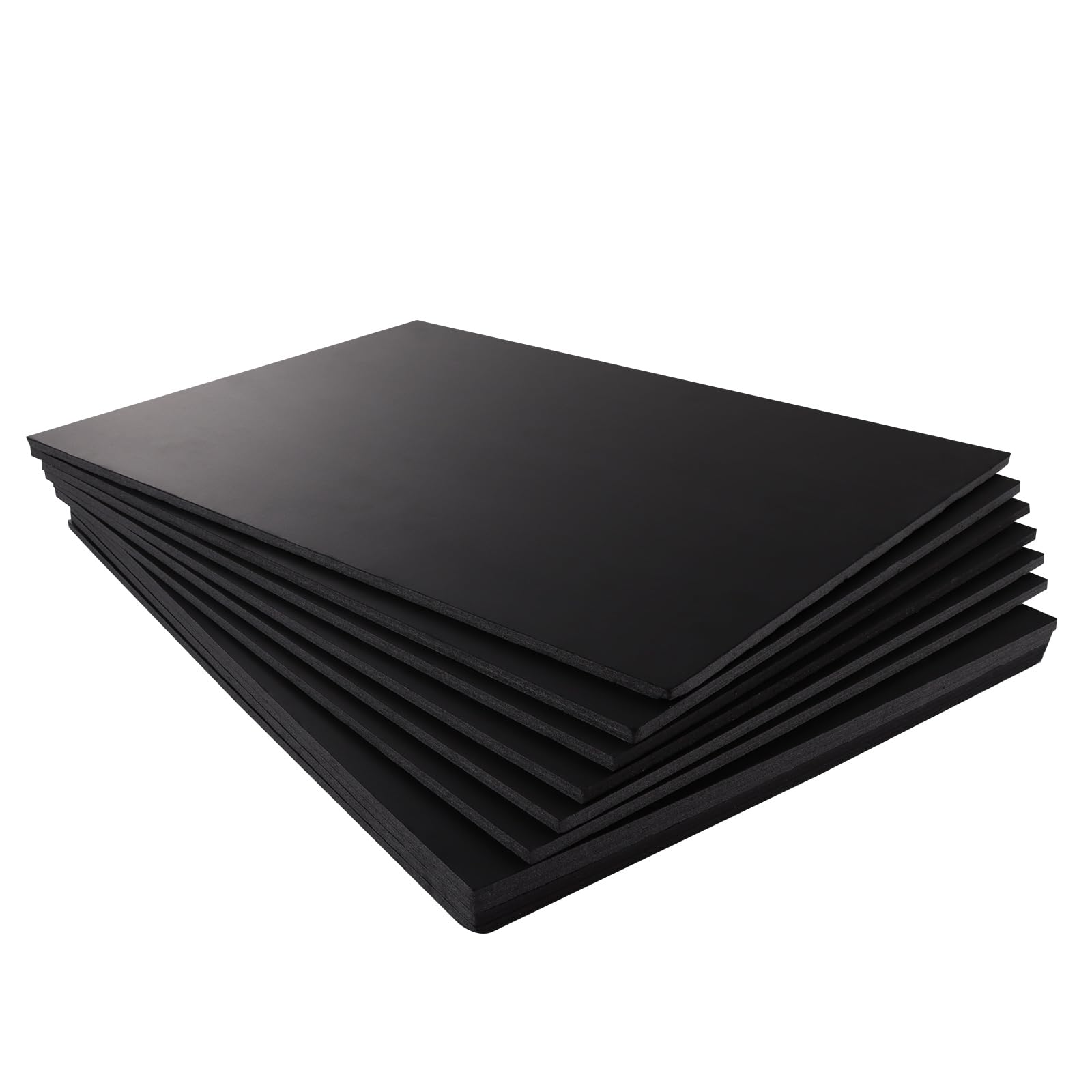 ASelected Foam Board - 10 Pack Black Sheets | 5mm Thick Polystyrene for Mounting & Crafts | 280x355mm 1