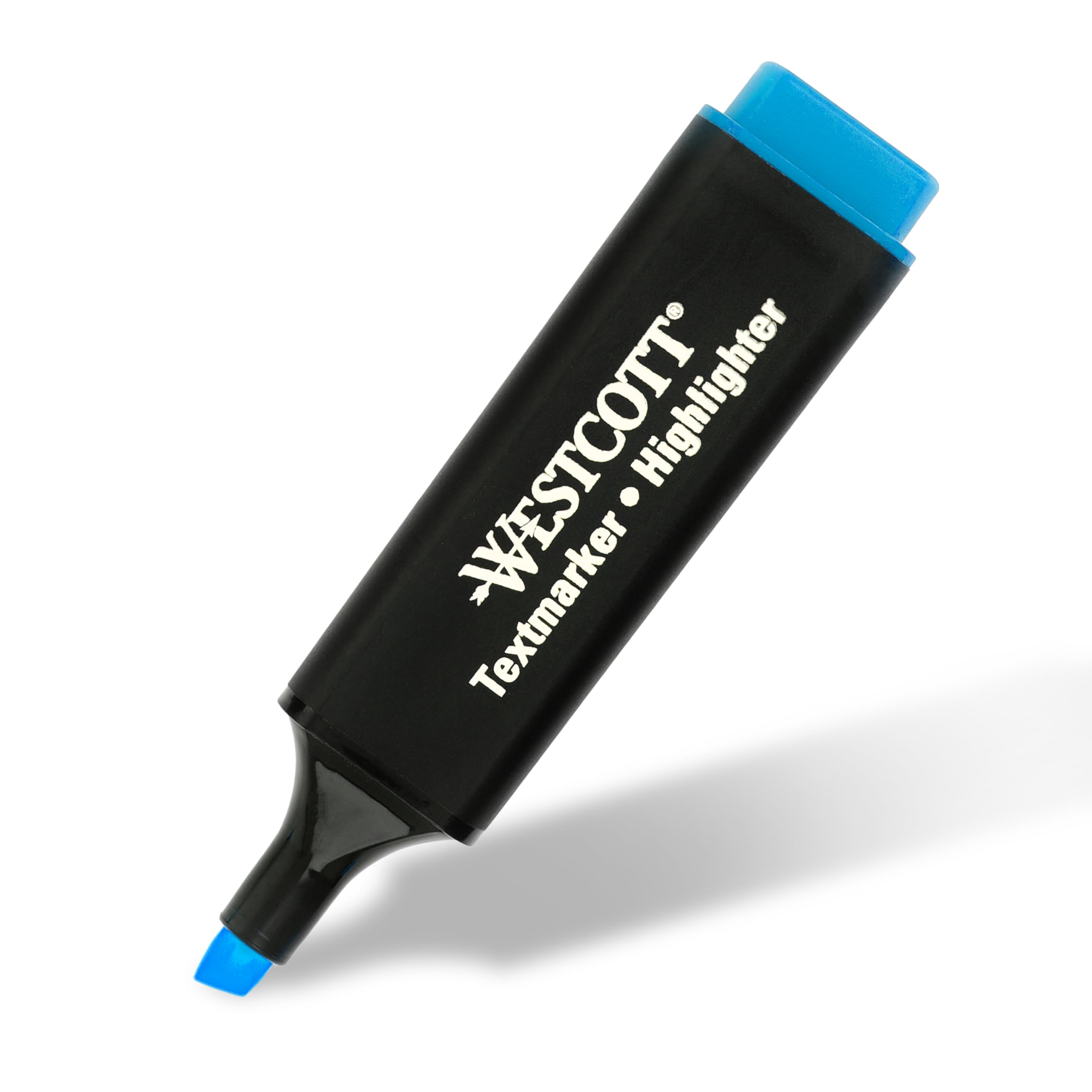 Westcott Highlighter Desk Set - 20 Pack Neon & Pastel Colors | Chisel Tip | Quick-Drying Ink