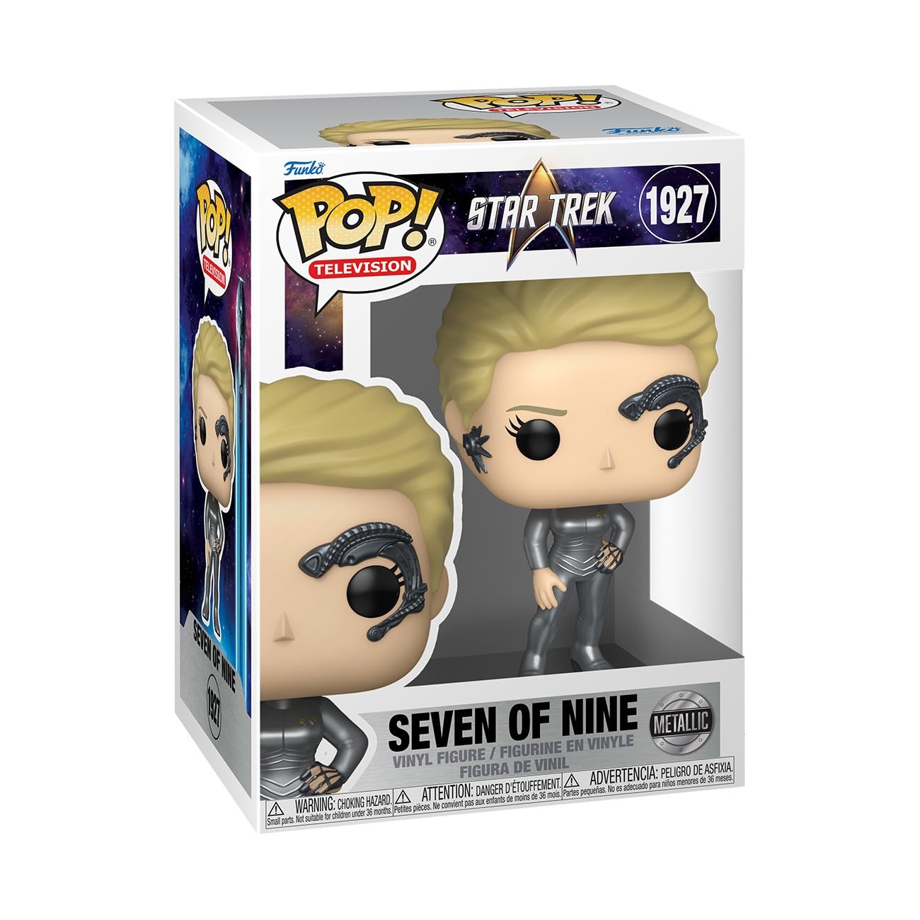 Funko POP! TV: Star Trek Voyager - Seven of Nine Copy Metallic Vinyl Figure - 3.75 inches 1