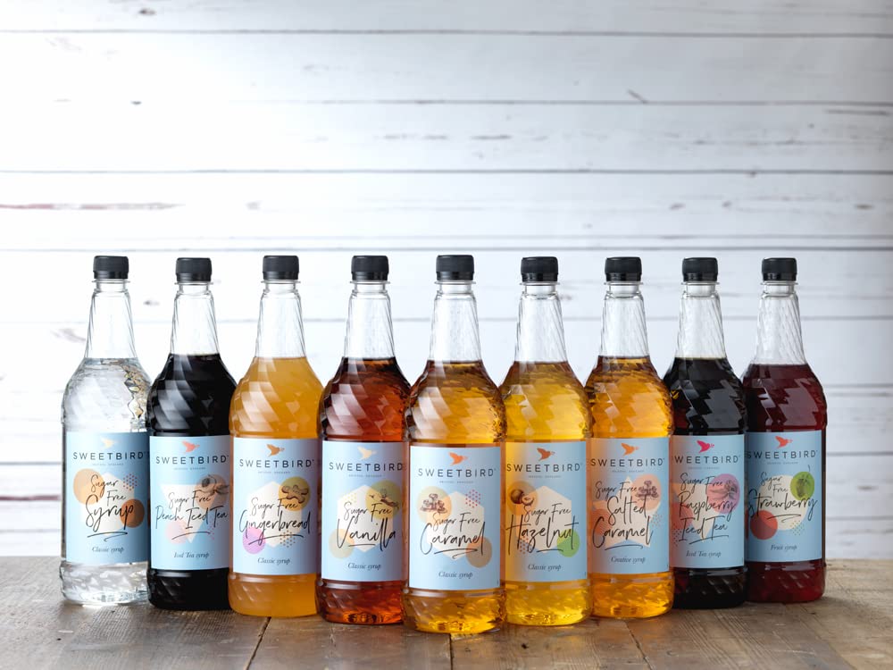 Sweetbird Sugar-free Lemon Iced Tea Syrup - Vegan Friendly | 1 Litre Bottle 4