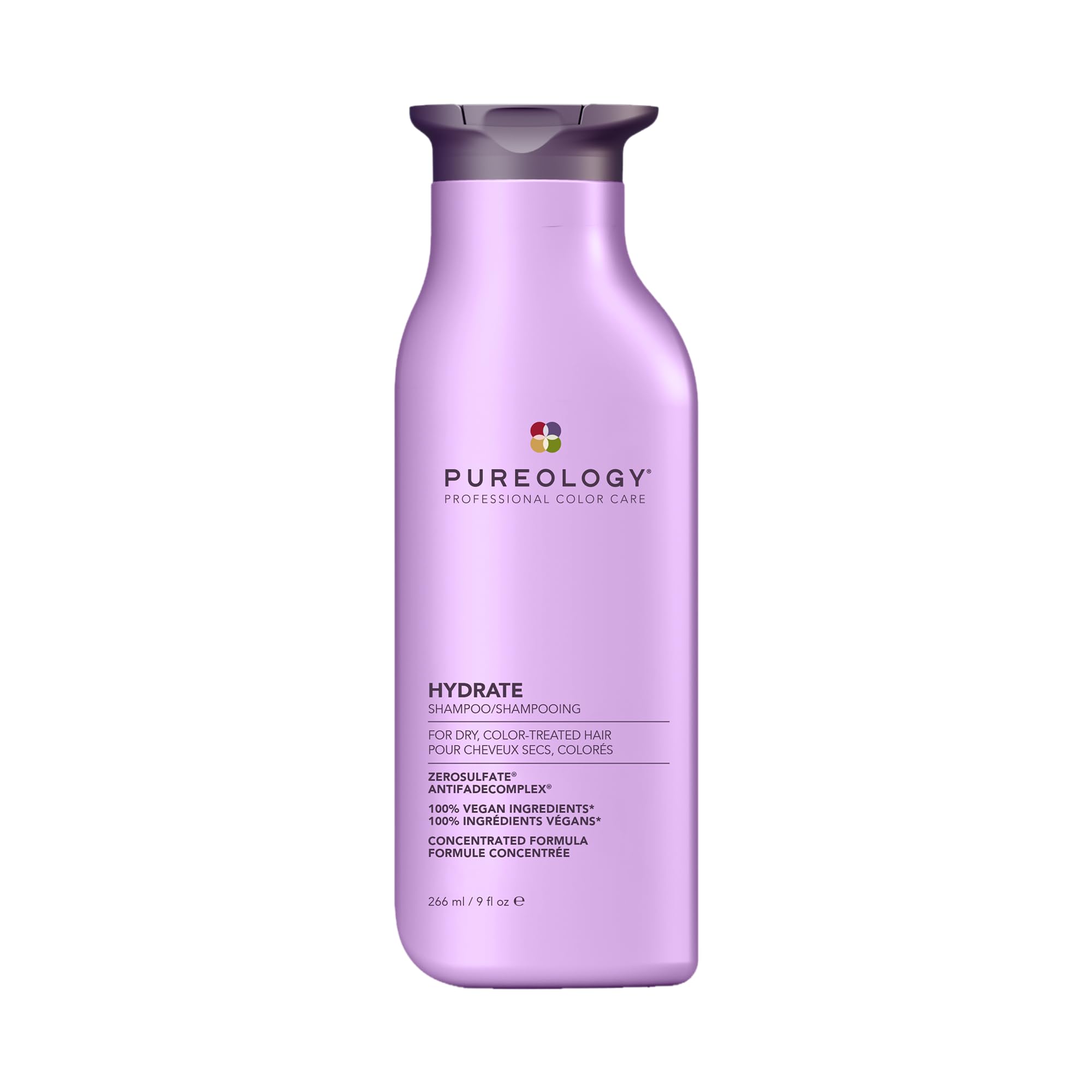 PUREOLOGY Hydrate Moisturising Shampoo - 266.17 ml, Vegan, Color Protection