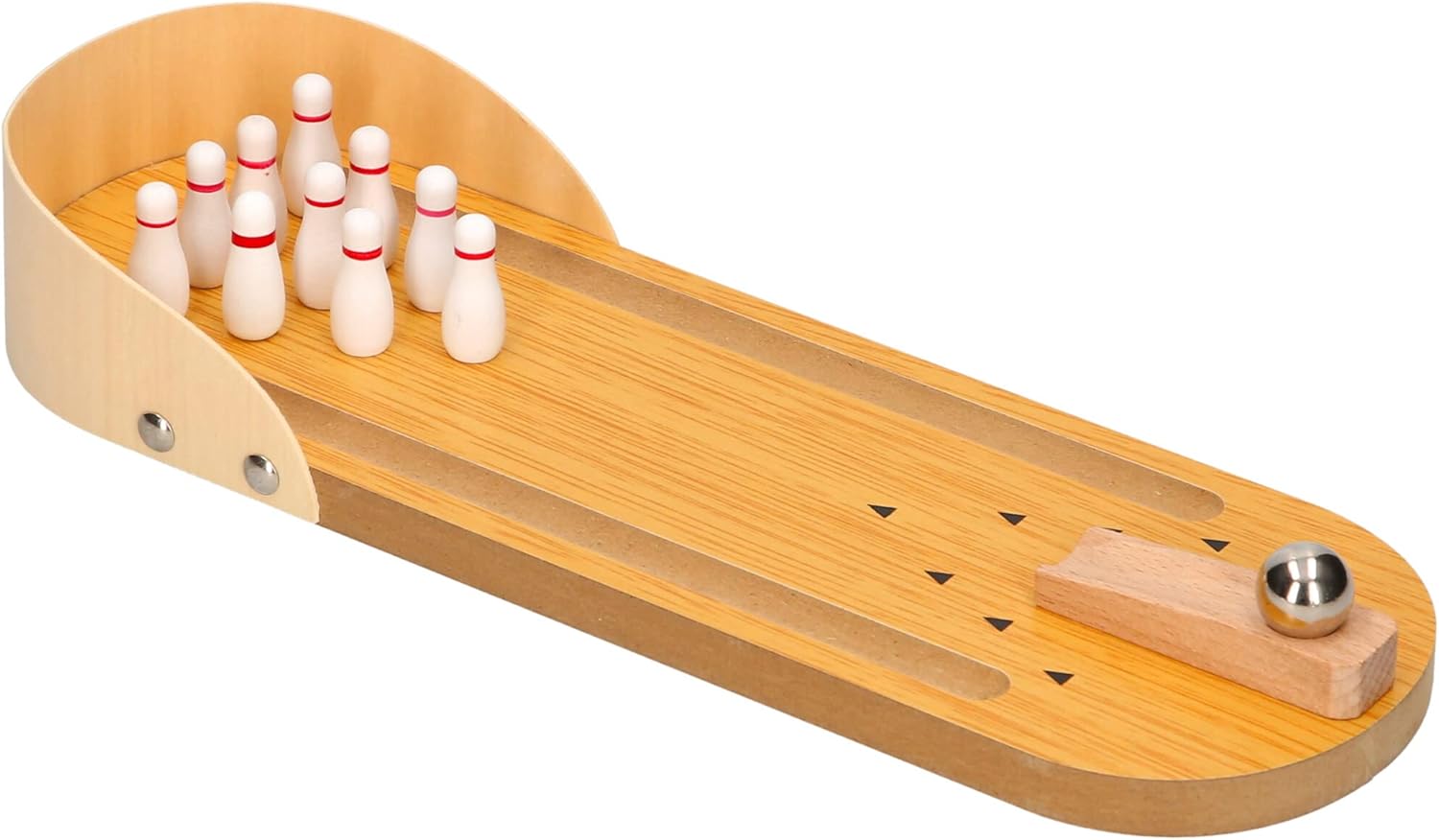 Padgett Bros 8212 Wooden Bowling Game Tabletop Skittles Set 1