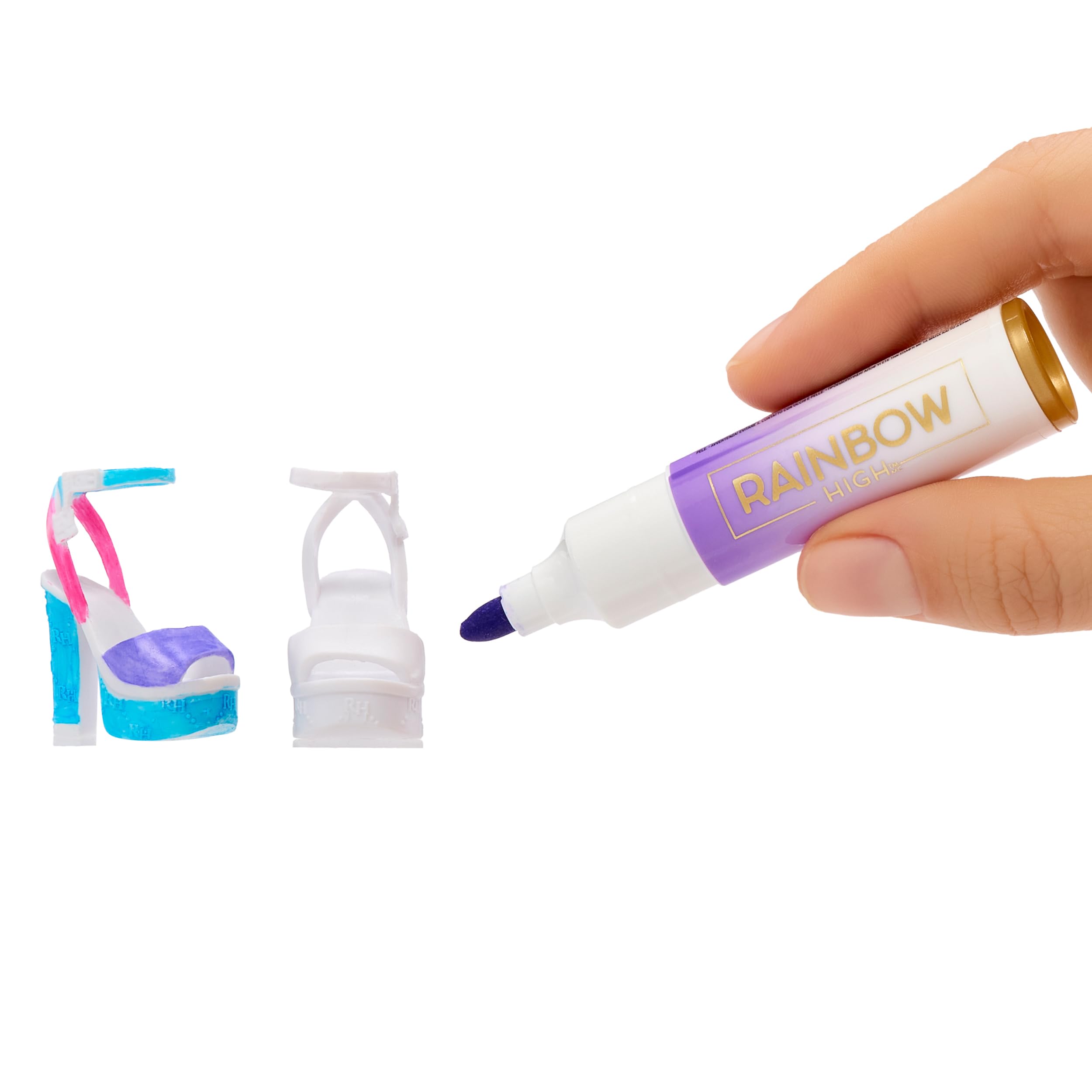 Rainbow High Air Brush & Create DIY Fashion Doll with Airbrush Kit