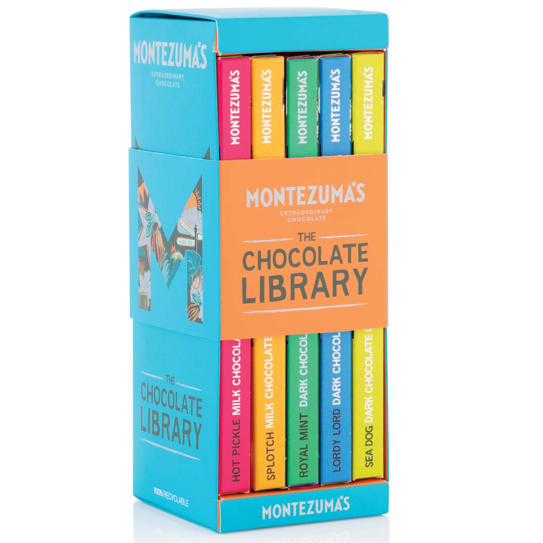 Montezuma's - Bar Library Chocolate Collection, 5 x 90g Gluten-Free Variety Pack 11