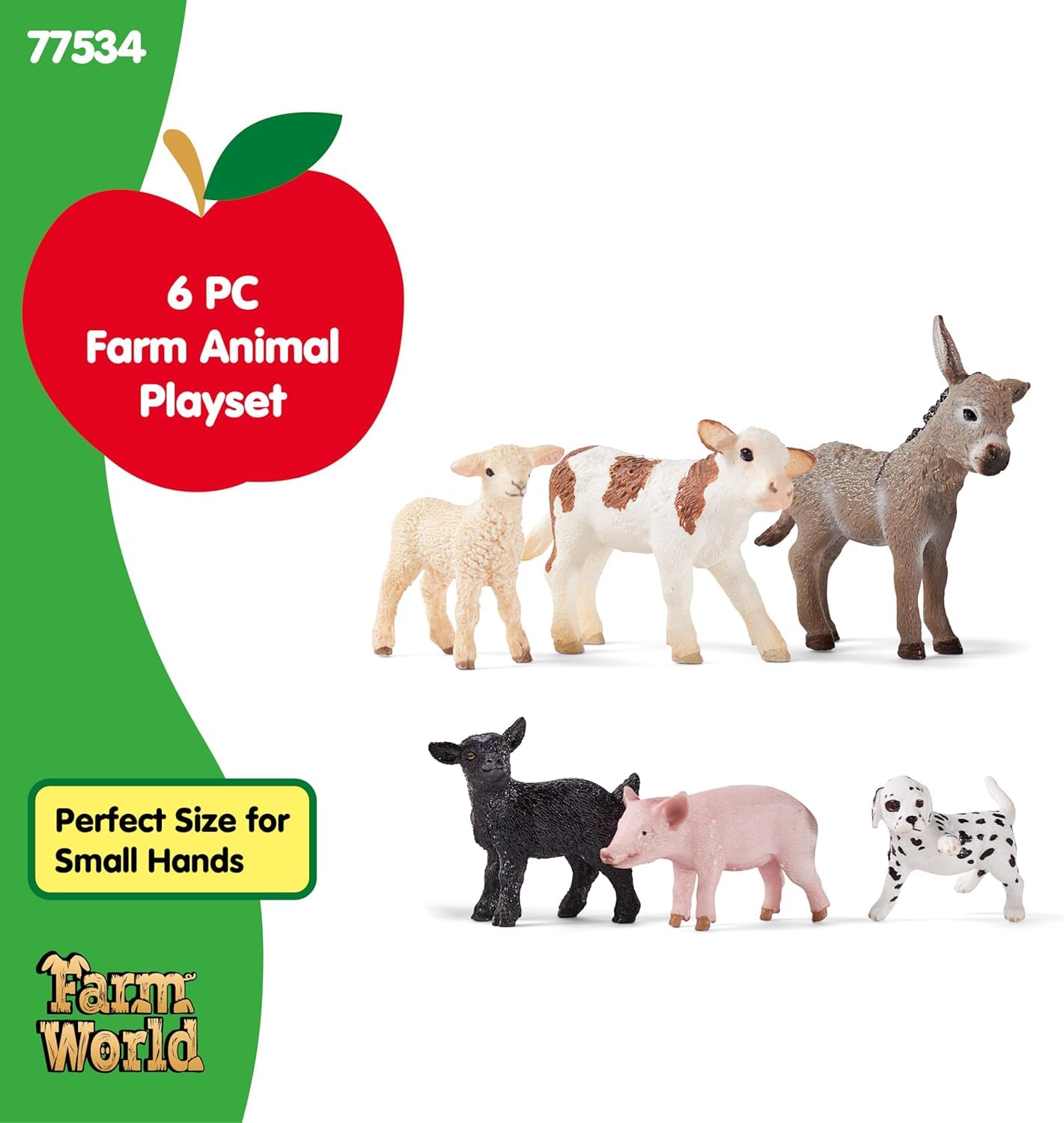 Schleich FARM WORLD 6 PC Baby Farm Animal Toy Bundle - Realistic Figurines for Kids 3+ 5