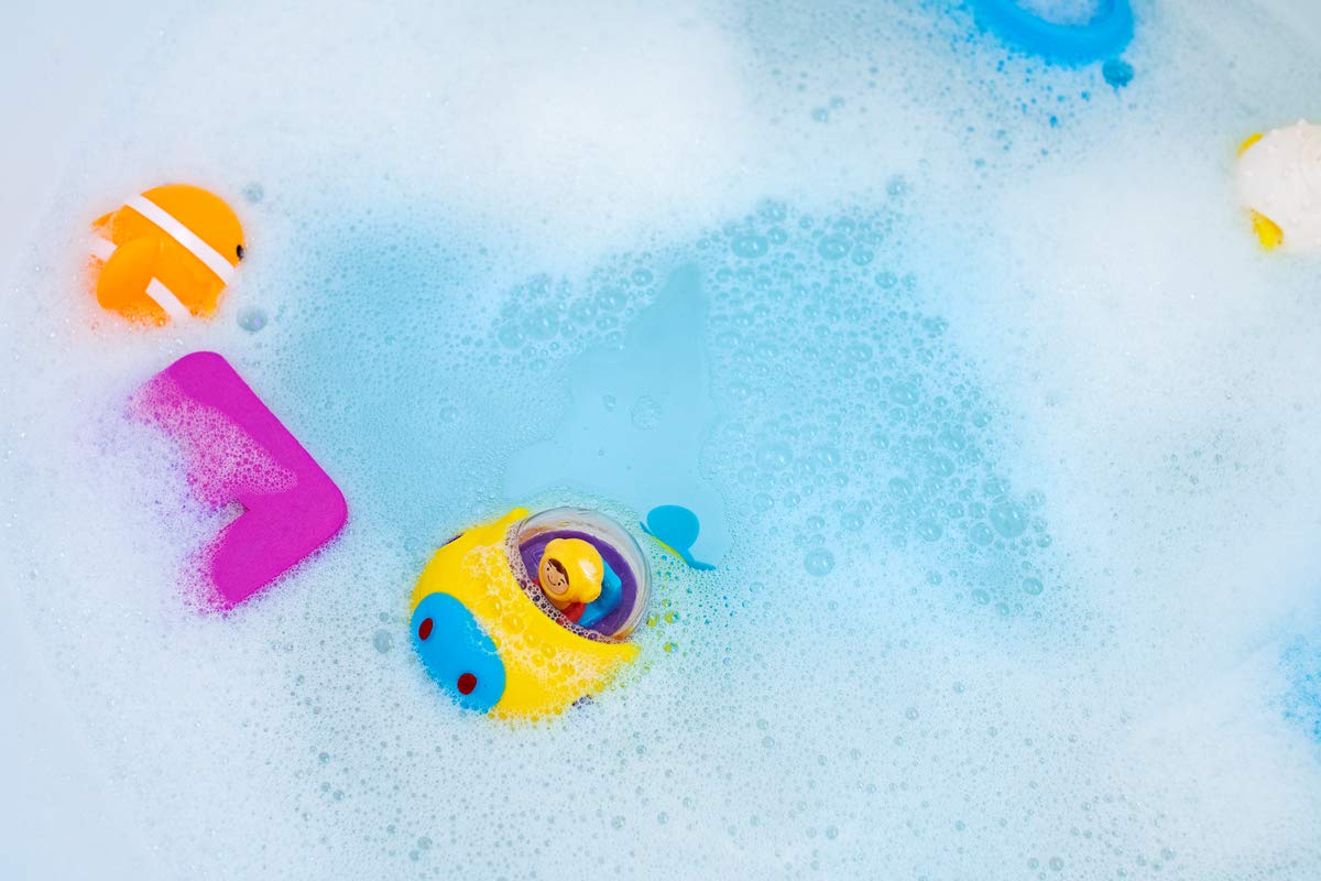 Munchkin Undersea Explorer Bath Toy - Yellow Submarine | Develops Fine Motor Skills 5