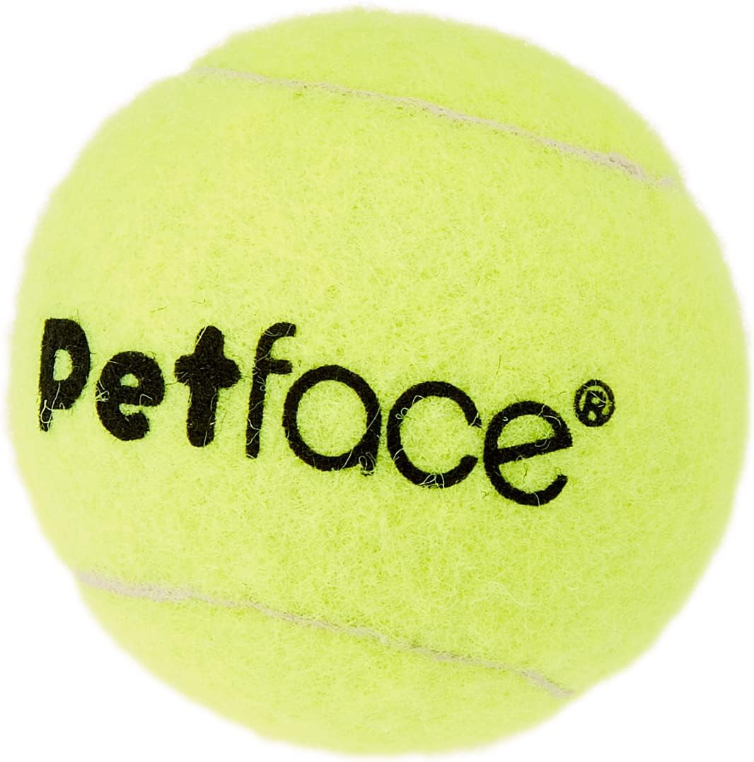 Petface Super Tennis Balls - 3 Pack | Durable Fetch Toy | Natural Rubber 2