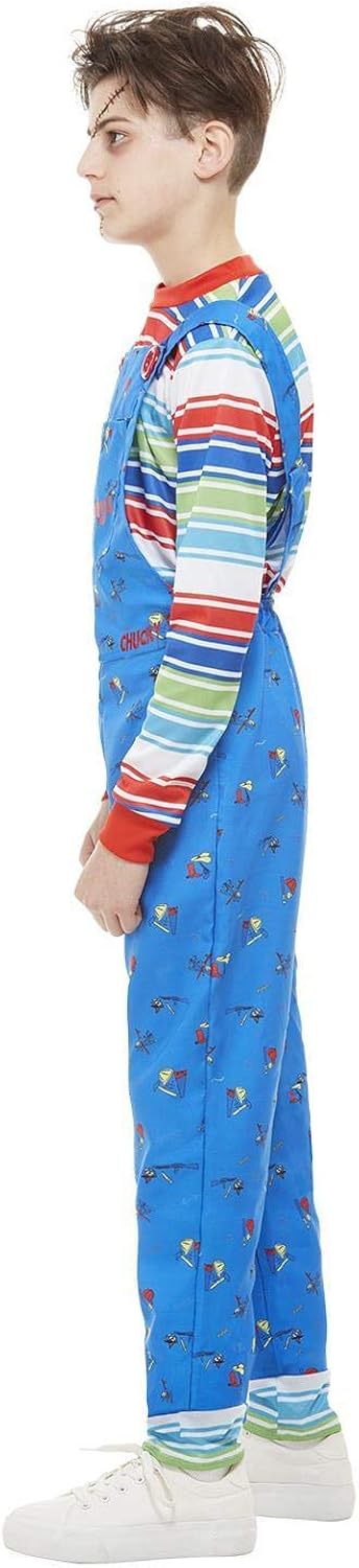 Smiffys Chucky Costume - Kids Unisex Halloween Fancy Dress 2