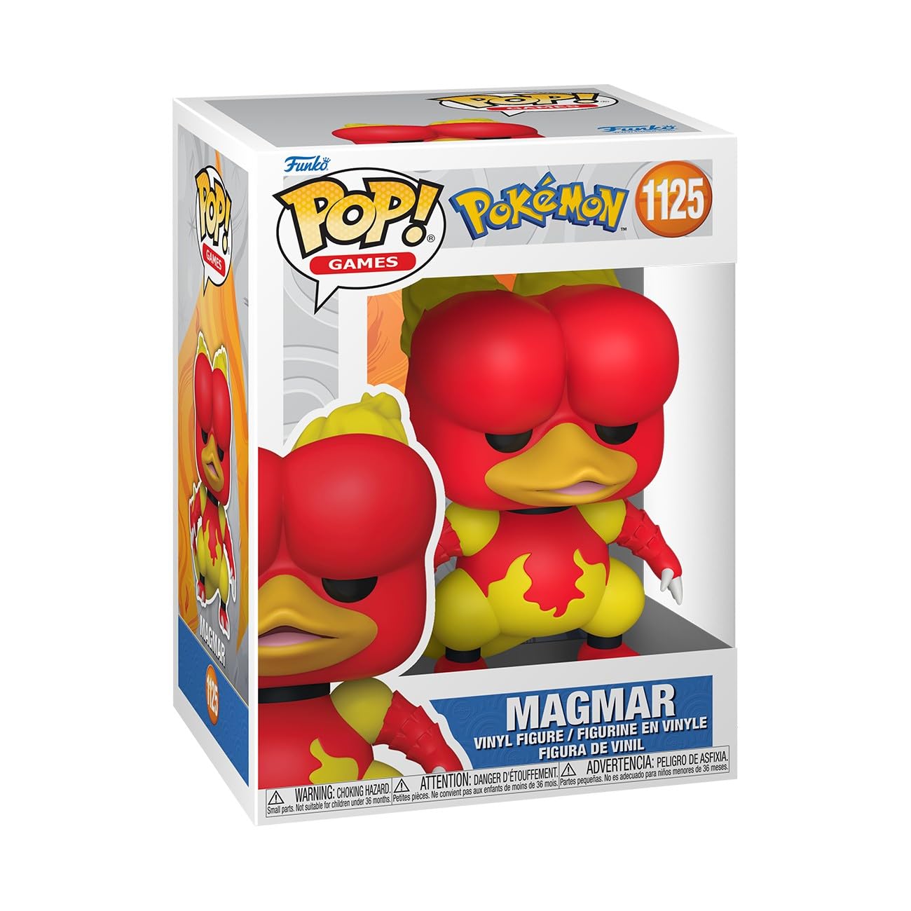 Funko Pokemon Magmar Chibi Character - Vinyl Figure - 3.75 Inches 1