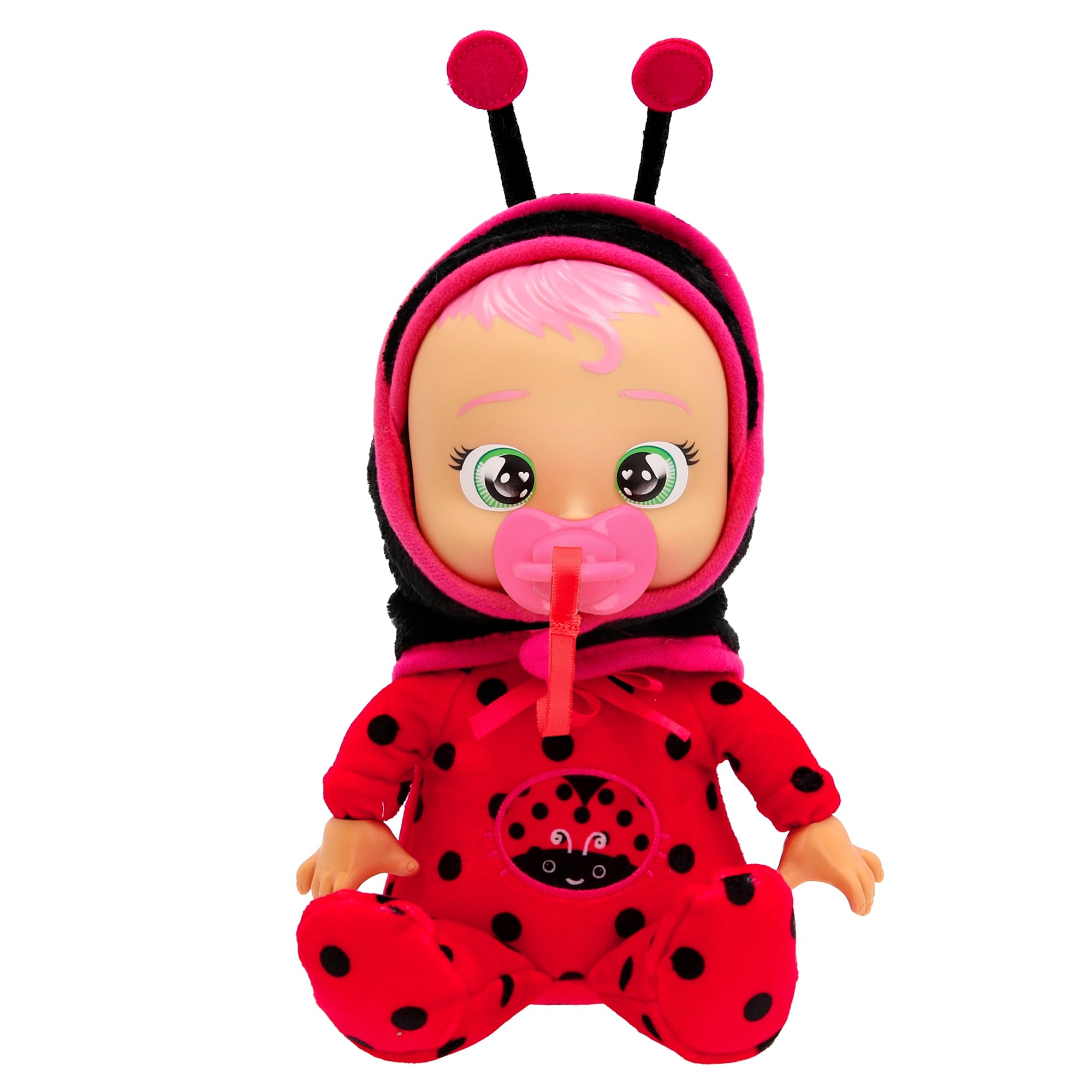 IMC TOYS CRY BABIES Lady Tiny Cuddles Plush Doll | Cries Real Tears | Ages 3+ 1