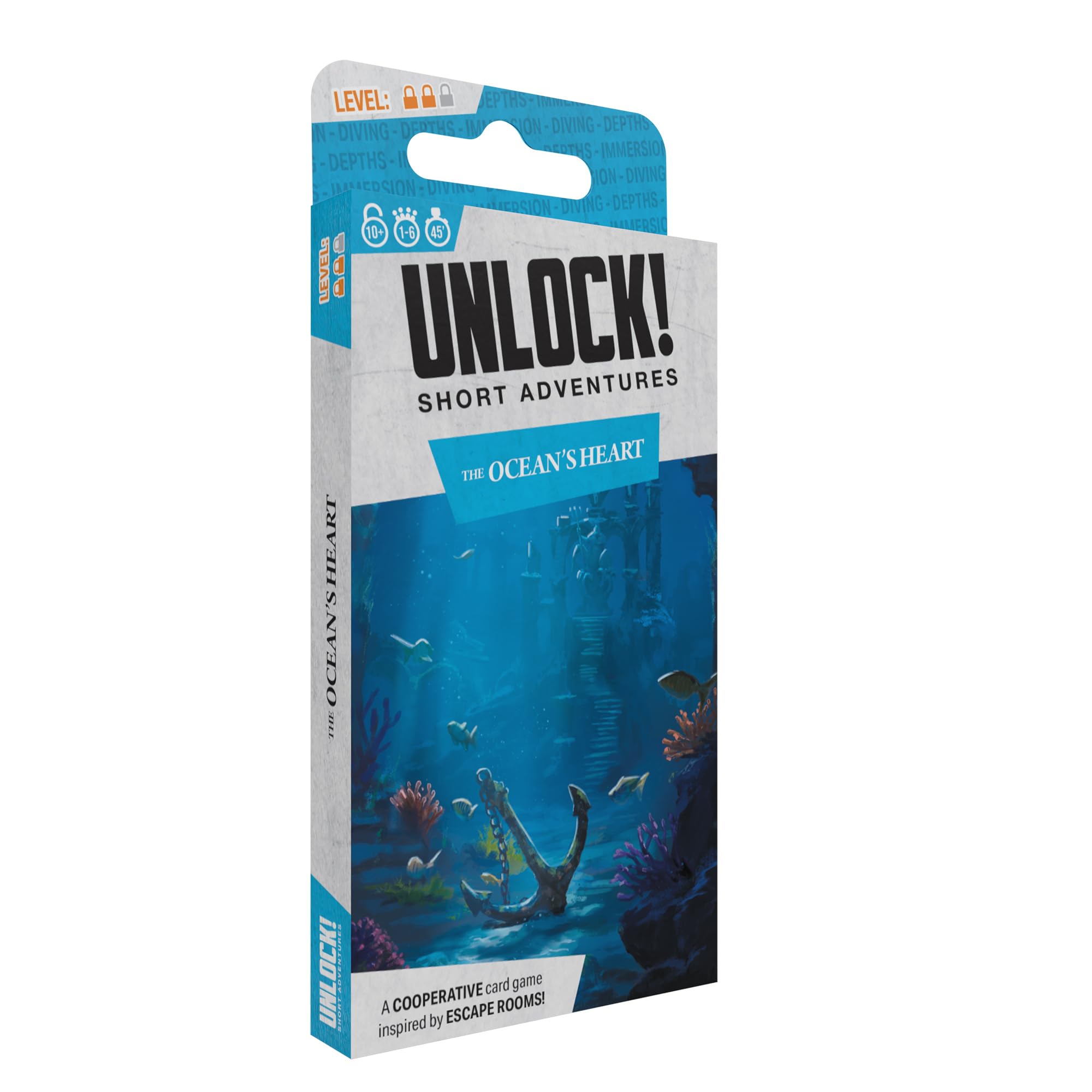 Asmodee Unlock! Short Adventures 12: The Oceans Heart Board Game | Ages 10+