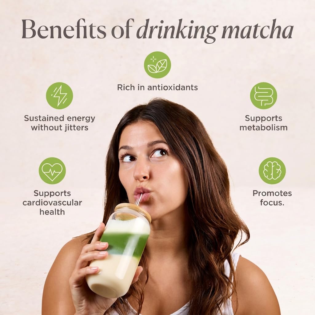 Matcha & CO Ceremonial Grade Matcha Green Tea Powder - Organic, 30g 4
