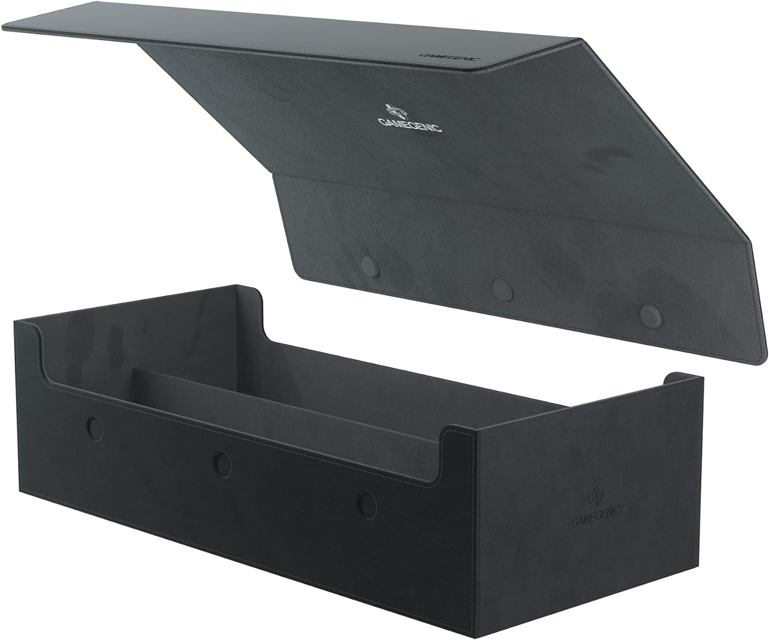 Gamegenic Dungeon 1100+ XL Card Box - Holds 1,100 Double-Sleeved Cards | Removable Cover | Plastic 1
