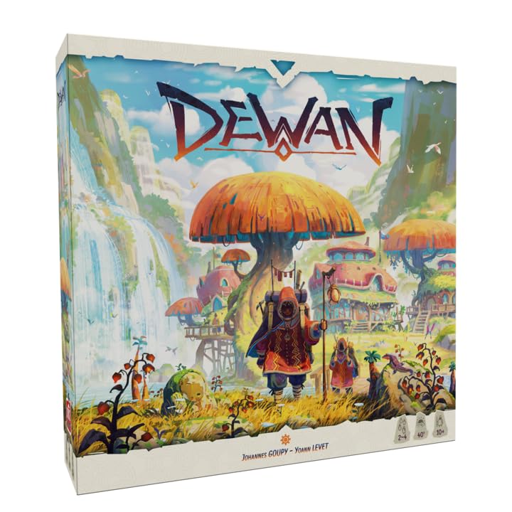 Asmodee Dewan Strategic Board Game | Ages 10+ | 2-4 Players | 40+ Min