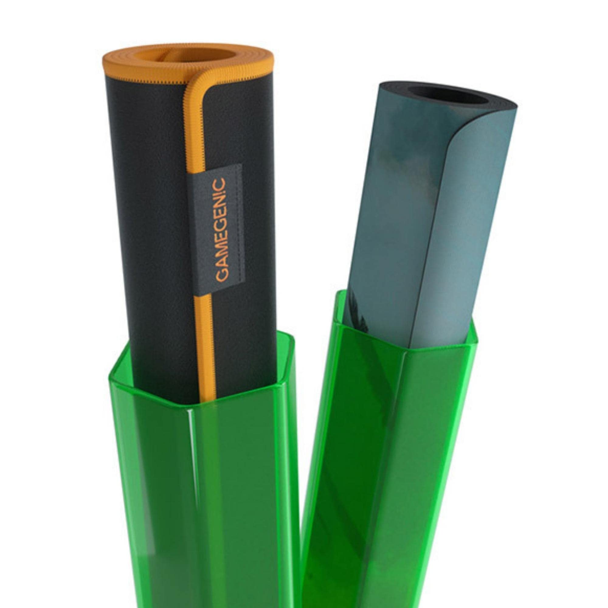 Gamegenic Playmat Tube - Secure Storage for Stitched/Unstitched Mats | Green PETG 5