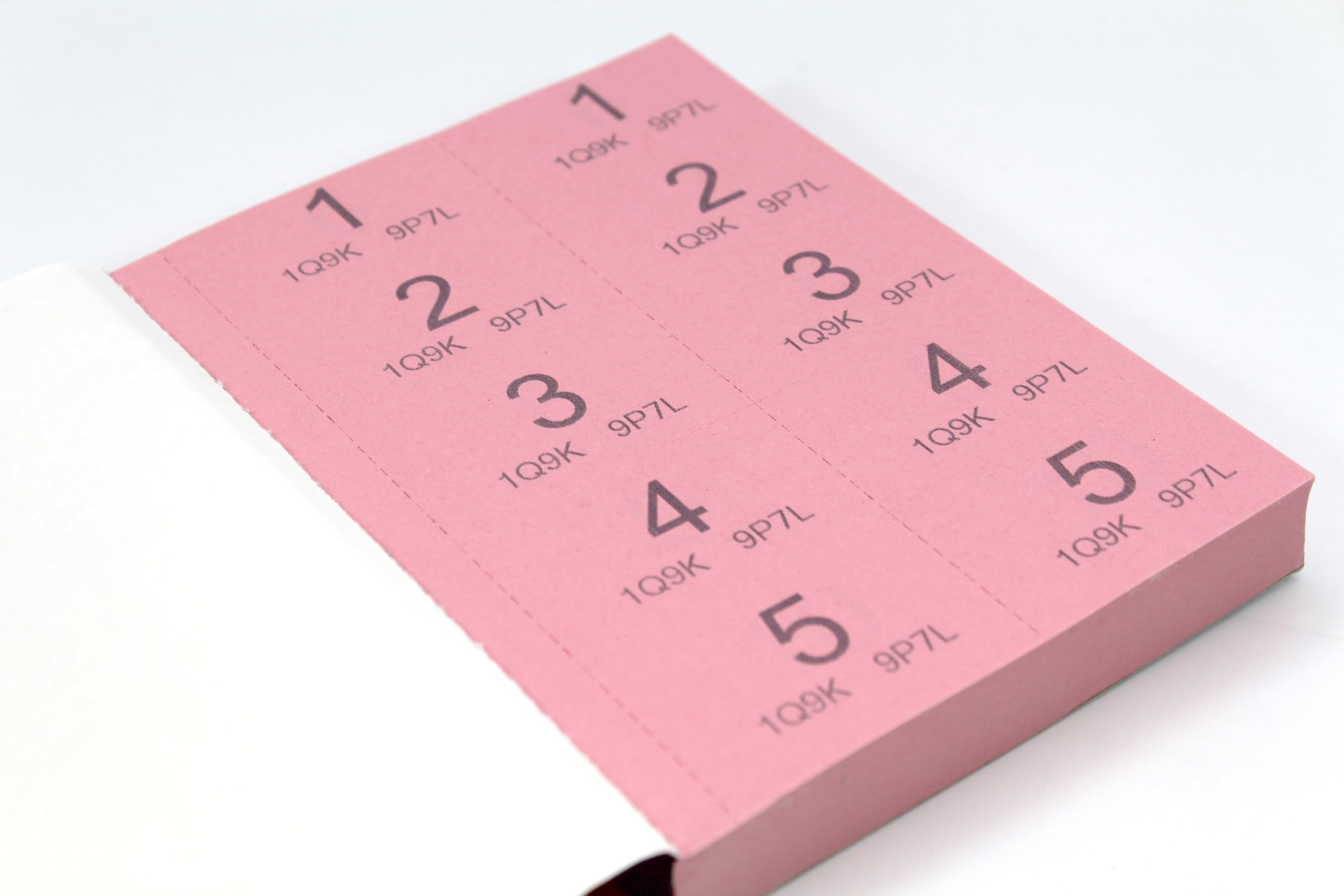 Silvine Cloakroom/Raffle Tickets - 1000 Numbered Tickets per Book | Security Numbering | 6 Pack 6