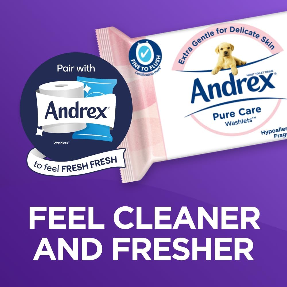 Andrex Supreme Quilts Mega Toilet Roll - 9 Rolls (13.5 Standard Rolls Equivalent)