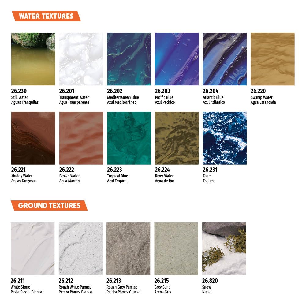Vallejo Model Color Texture Paint - Rough Grey Pumice | Waterbased Acrylic | 200 ml 3
