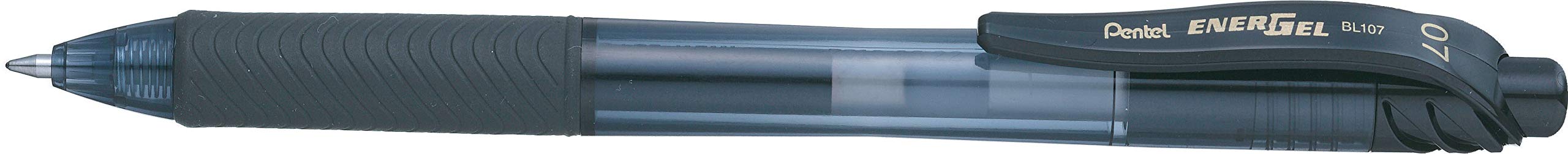 Pentel EnerGel X Rollerball Pen - 0.7mm Tip, Quick Drying Ink | 2 Pack Black