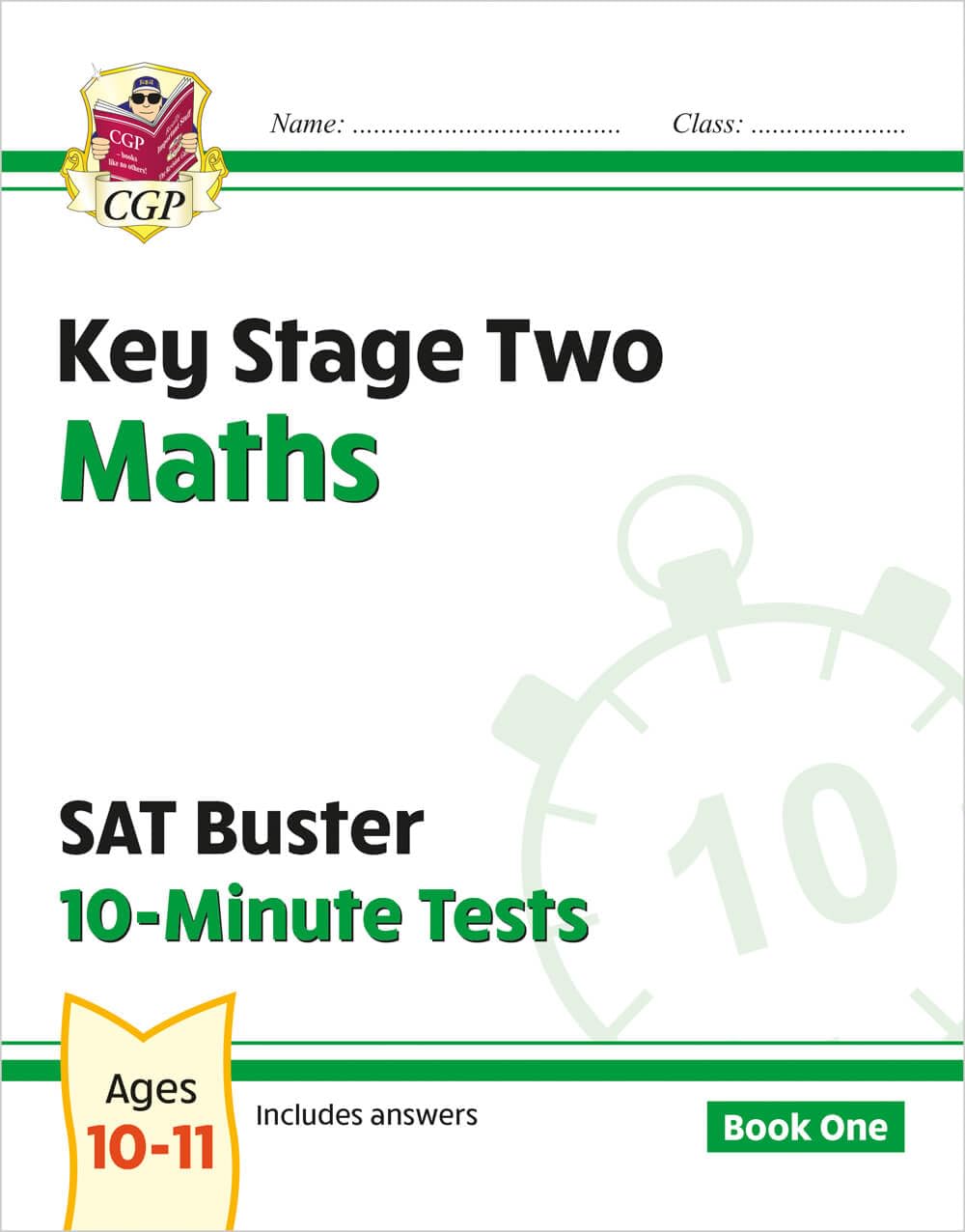 CGP Maths SAT Buster 10-Minute Tests Book 1 - Ages 10-11 | 72 Pages | Paperback 1
