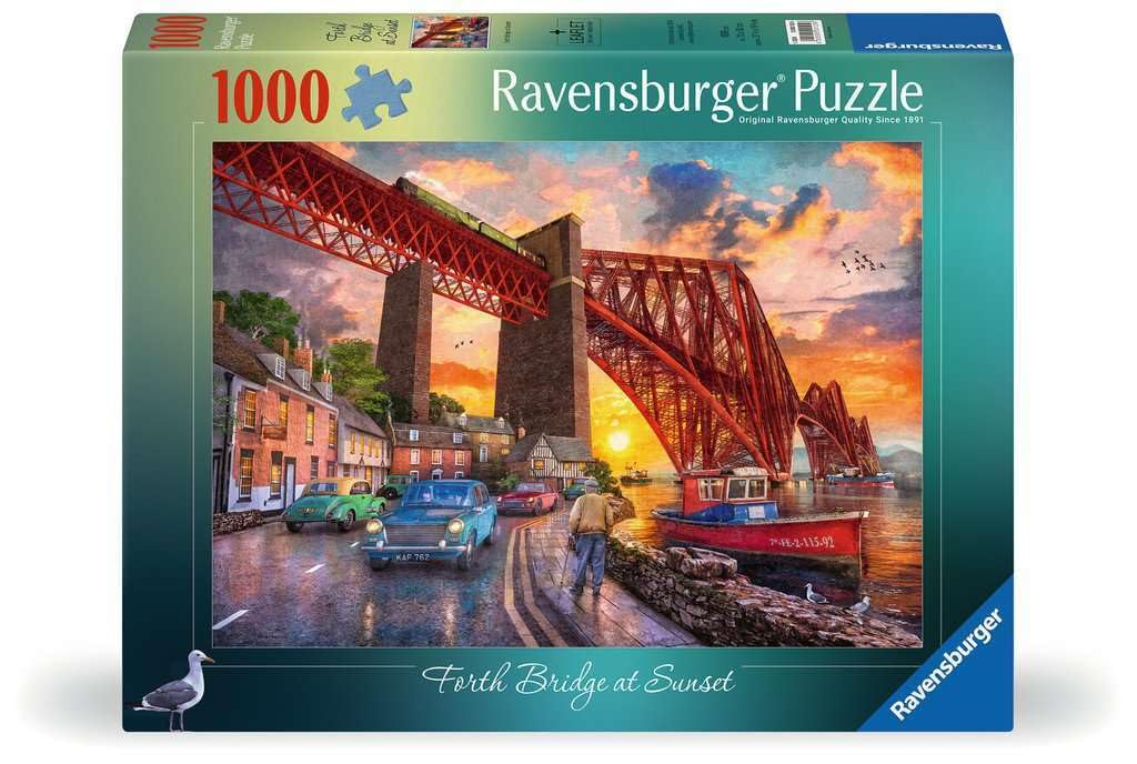 Ravensburger Forth Bridge at Sunset 1000 Piece Jigsaw Puzzle for Adults