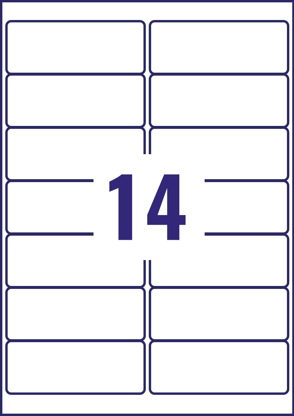 Avery Printable, Multi Purpose Labels, All Printers, 99.1 x 38.1 mm, White,