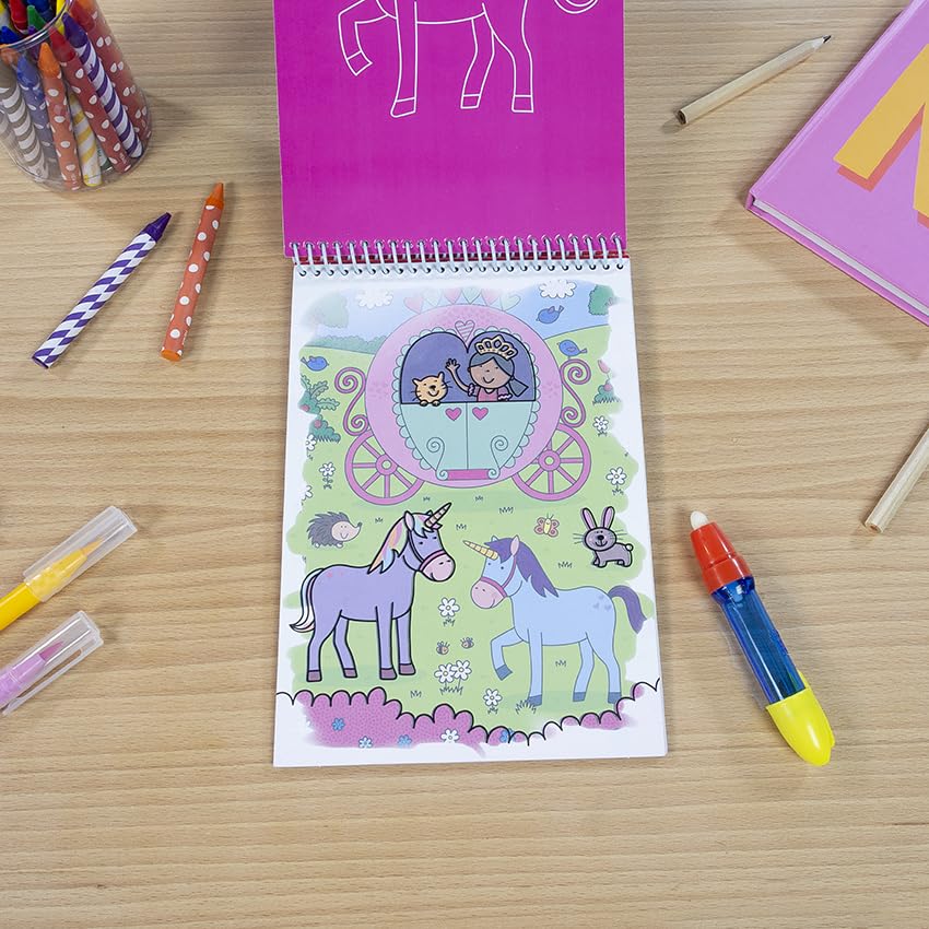 Galt Toys Water Magic Unicorns Colouring Book | Reusable Mess-Free Fun | Ages 3+