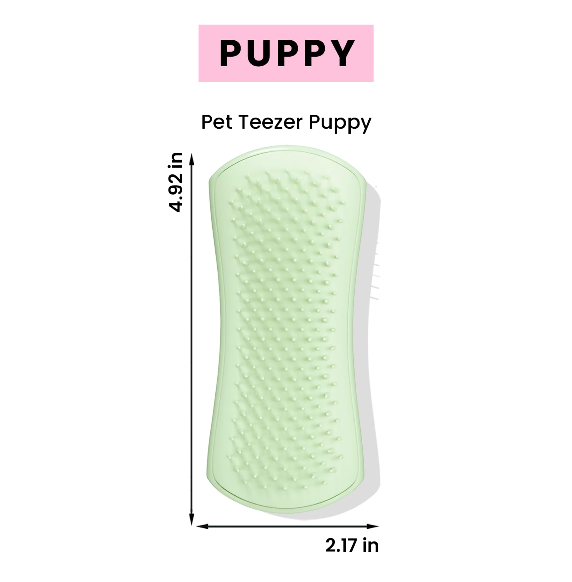 Pet Teezer Puppy Grooming Brush - Detangling | Gentle on Sensitive Skin | Mint 6