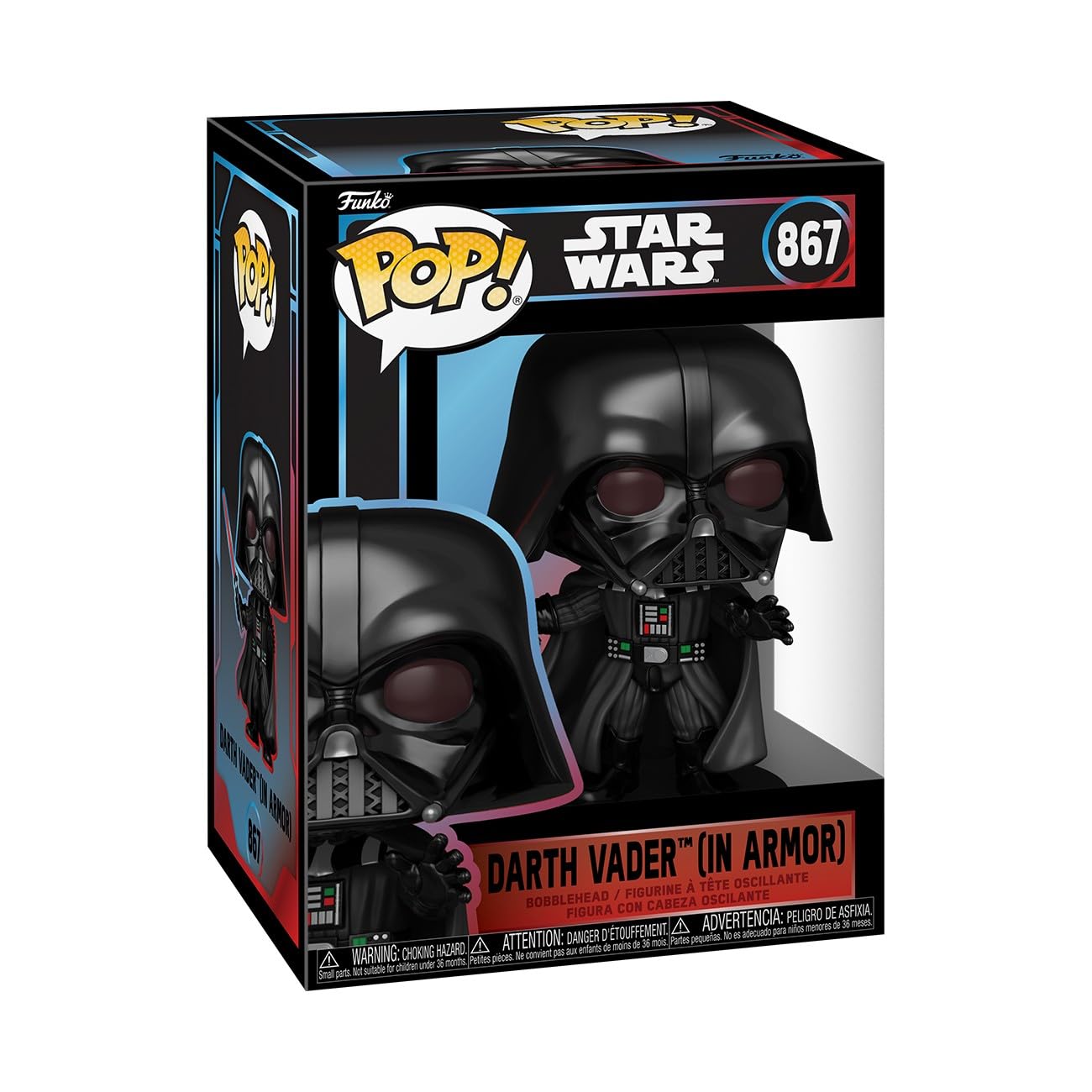 Funko POP! Star Wars Darth Vader with Lightsaber Vinyl Figure | 3.75 Inches | Ages 3+ 1